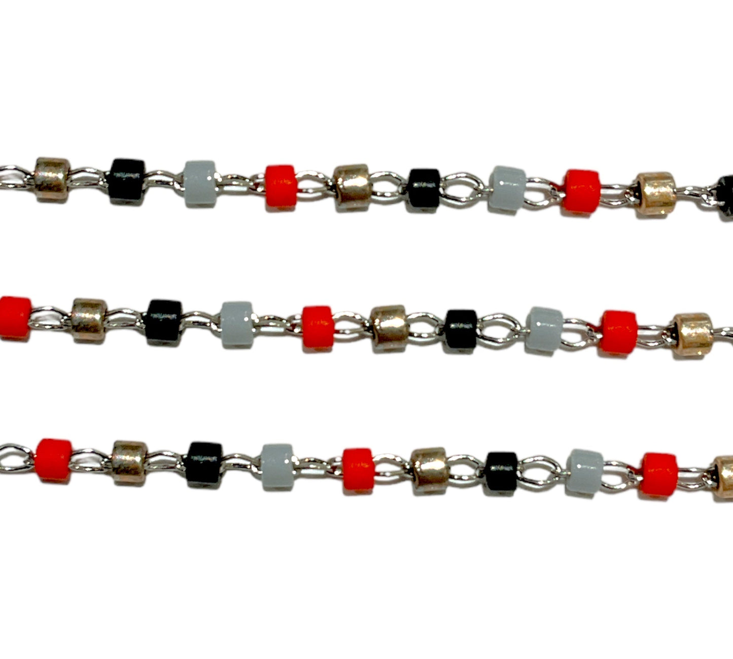 Chaîne argentée au mètre laiton - Foliesbijoux