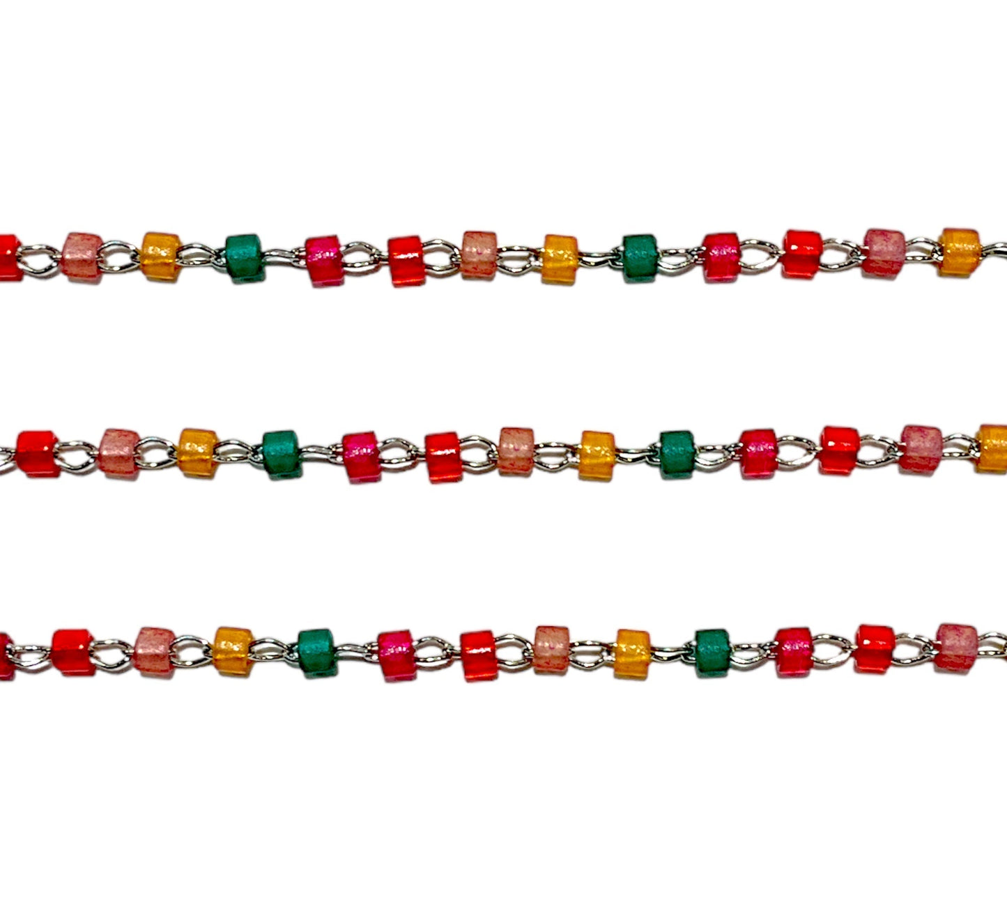 Chaîne argenté au mètre laiton - Foliesbijoux