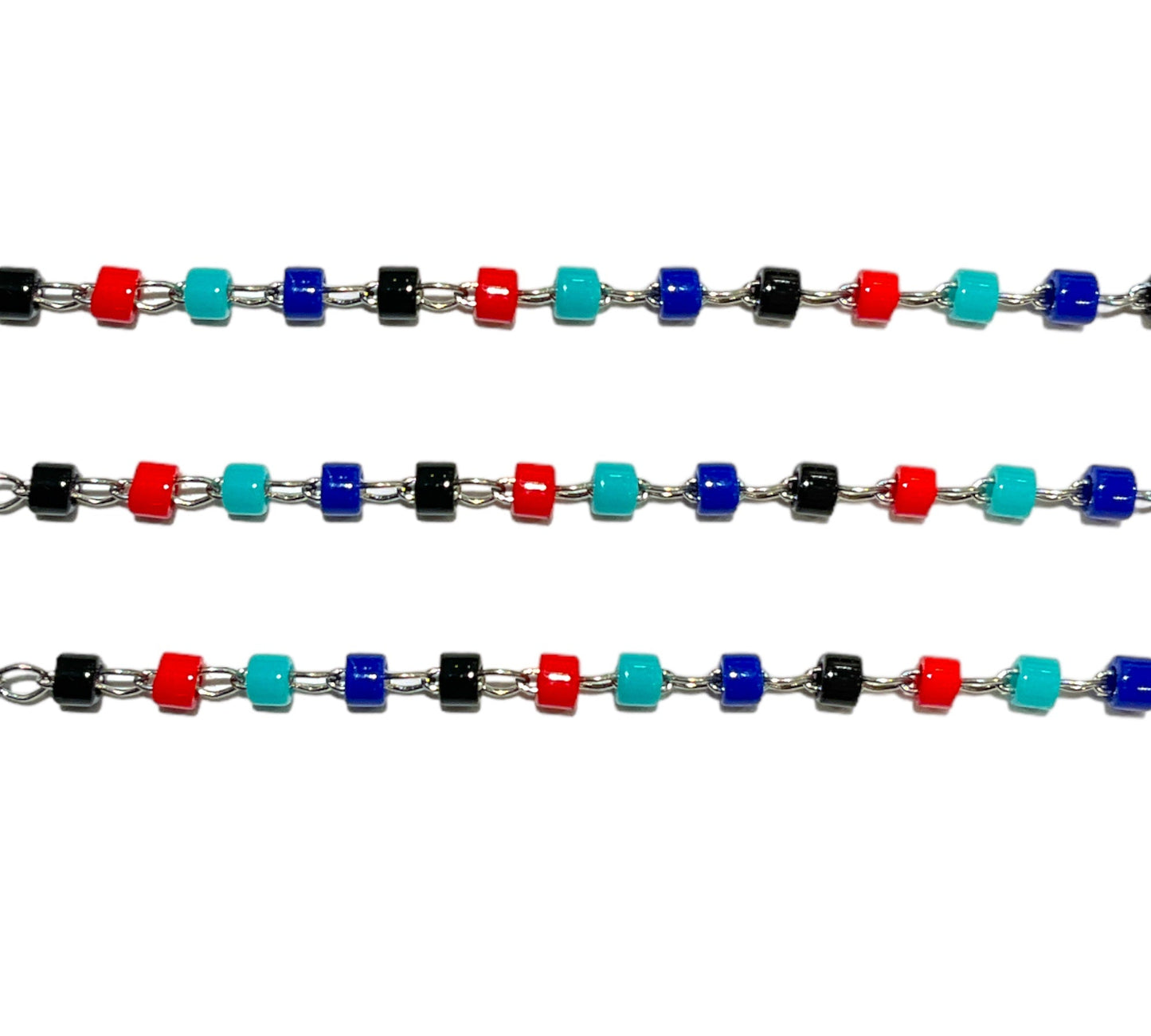 Chaîne argenté au mètre laiton - Foliesbijoux