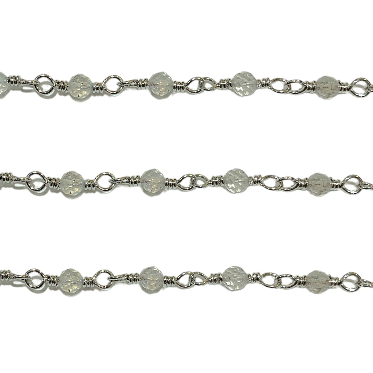 Chaîne au mètre Labradorite laiton multi variante - Foliesbijoux