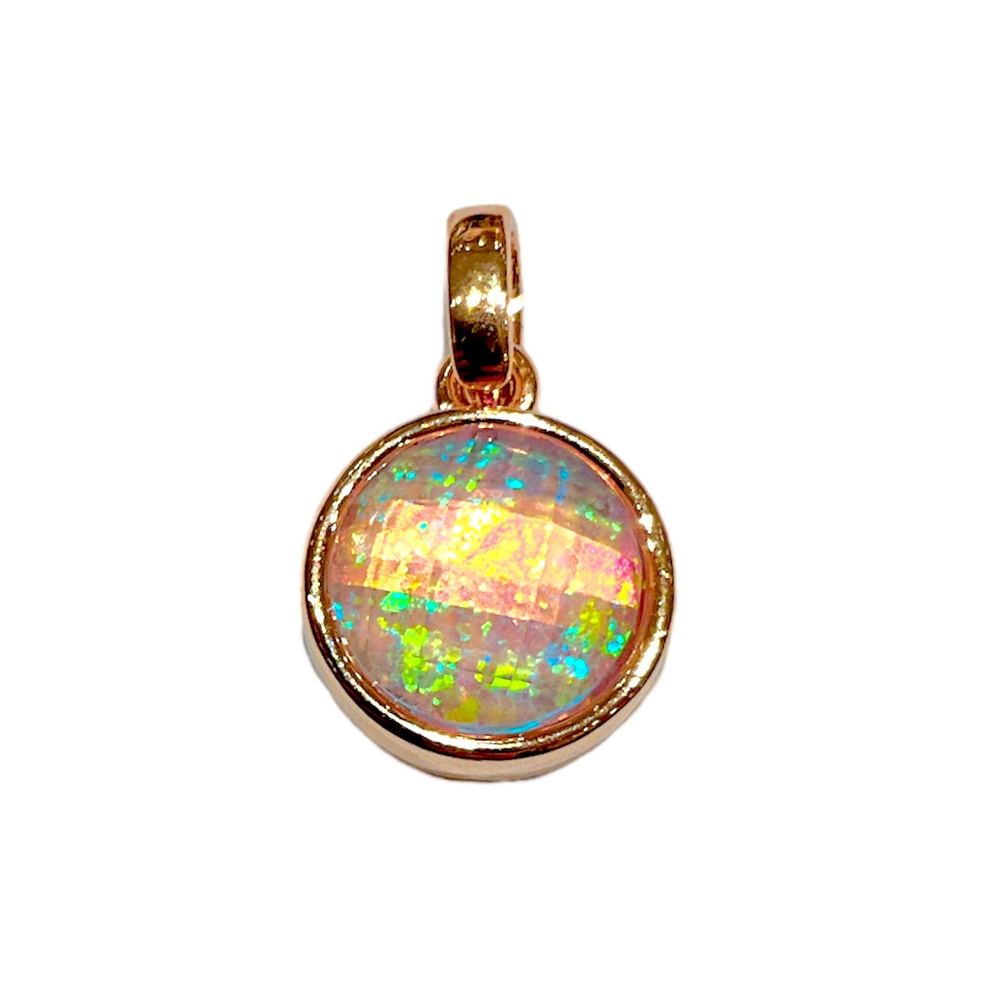 Pendentif Opale synthétique 5P - Foliesbijoux