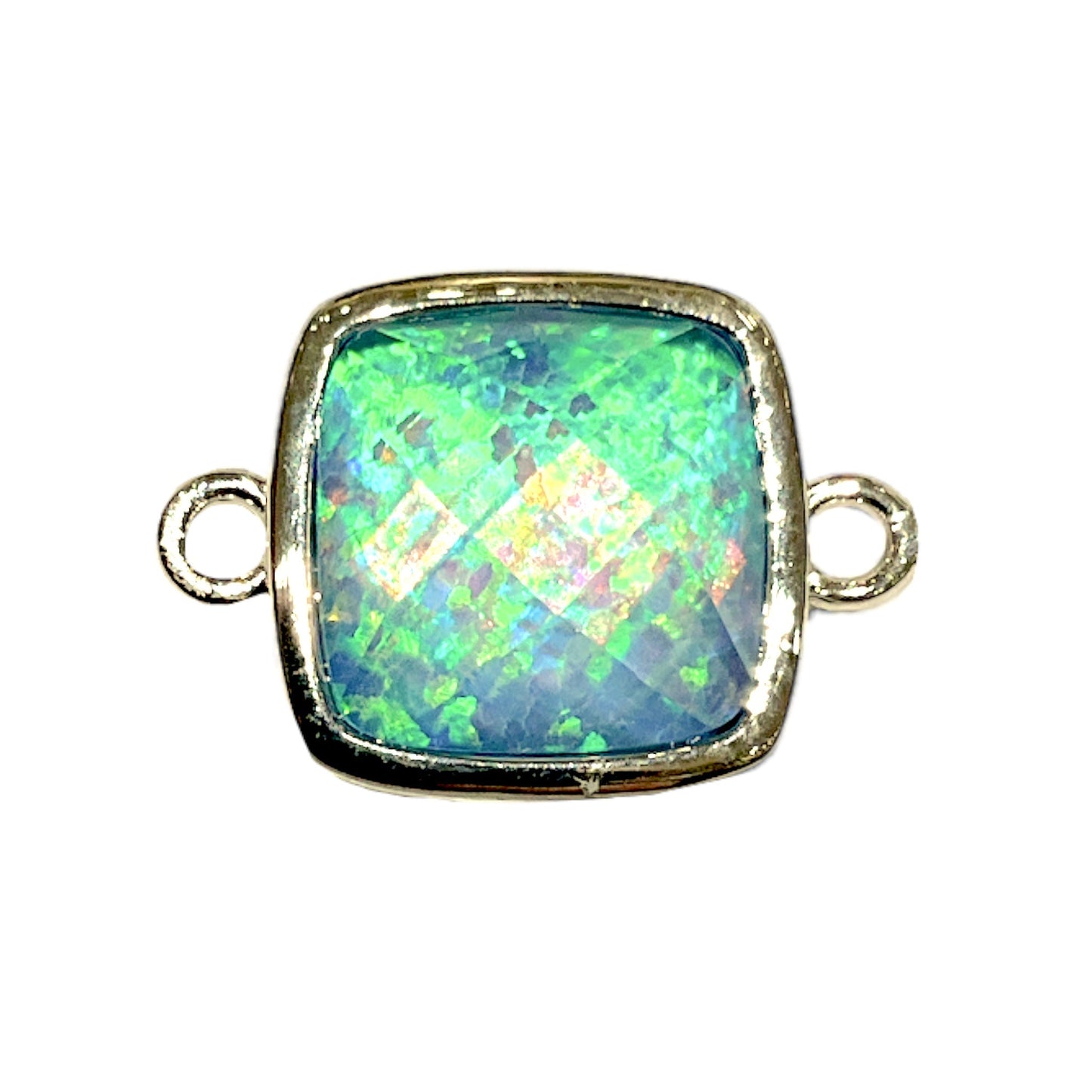 Pendentif opale synthétique 7C - Foliesbijoux