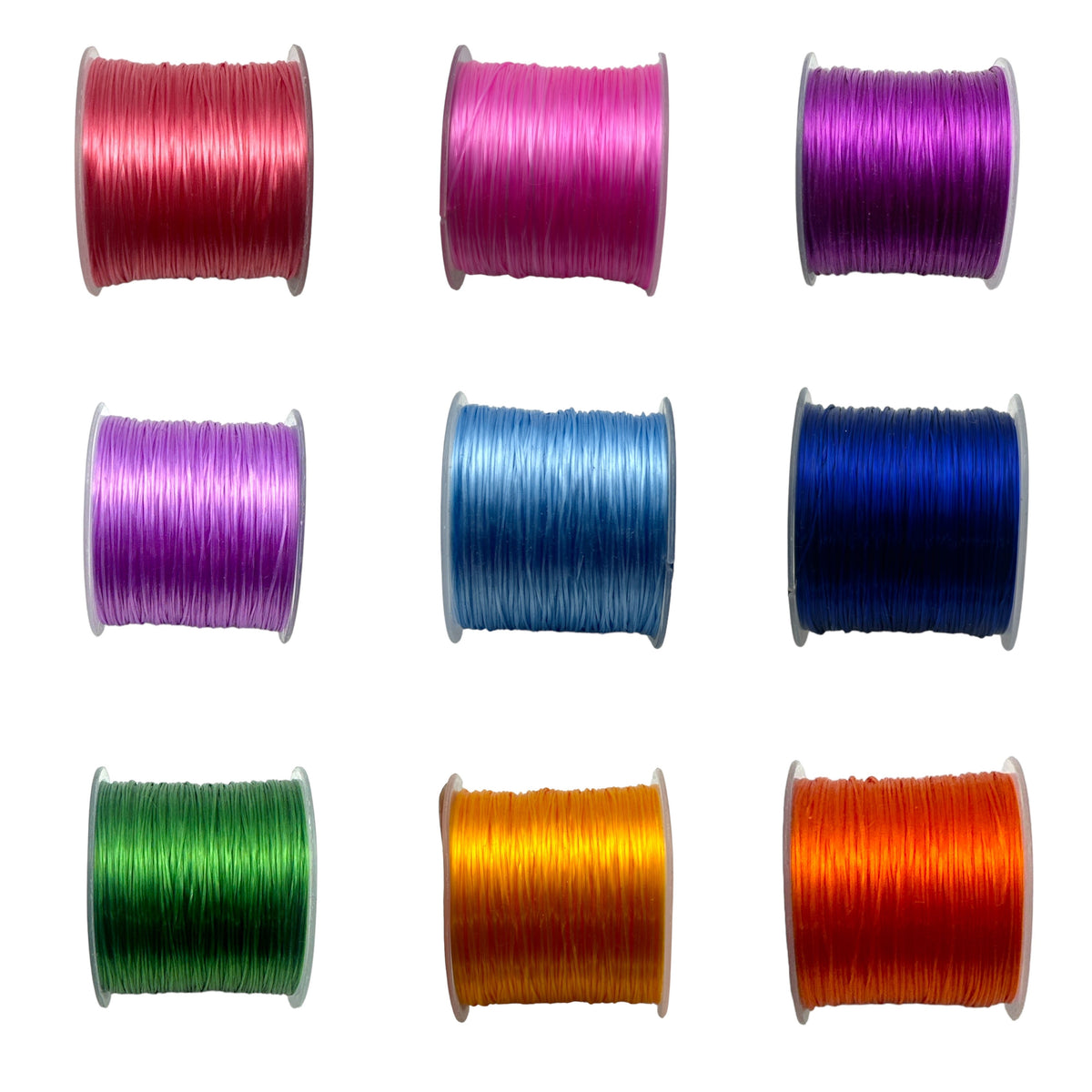 Bobine élastique fibre multi brins de 75 mètre - Foliesbijoux