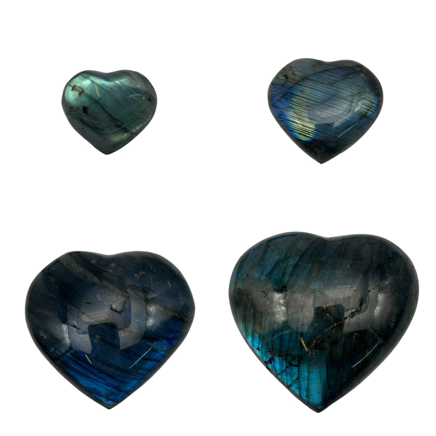Coeur en Labradorite AAA de madagascar - Foliesbijoux