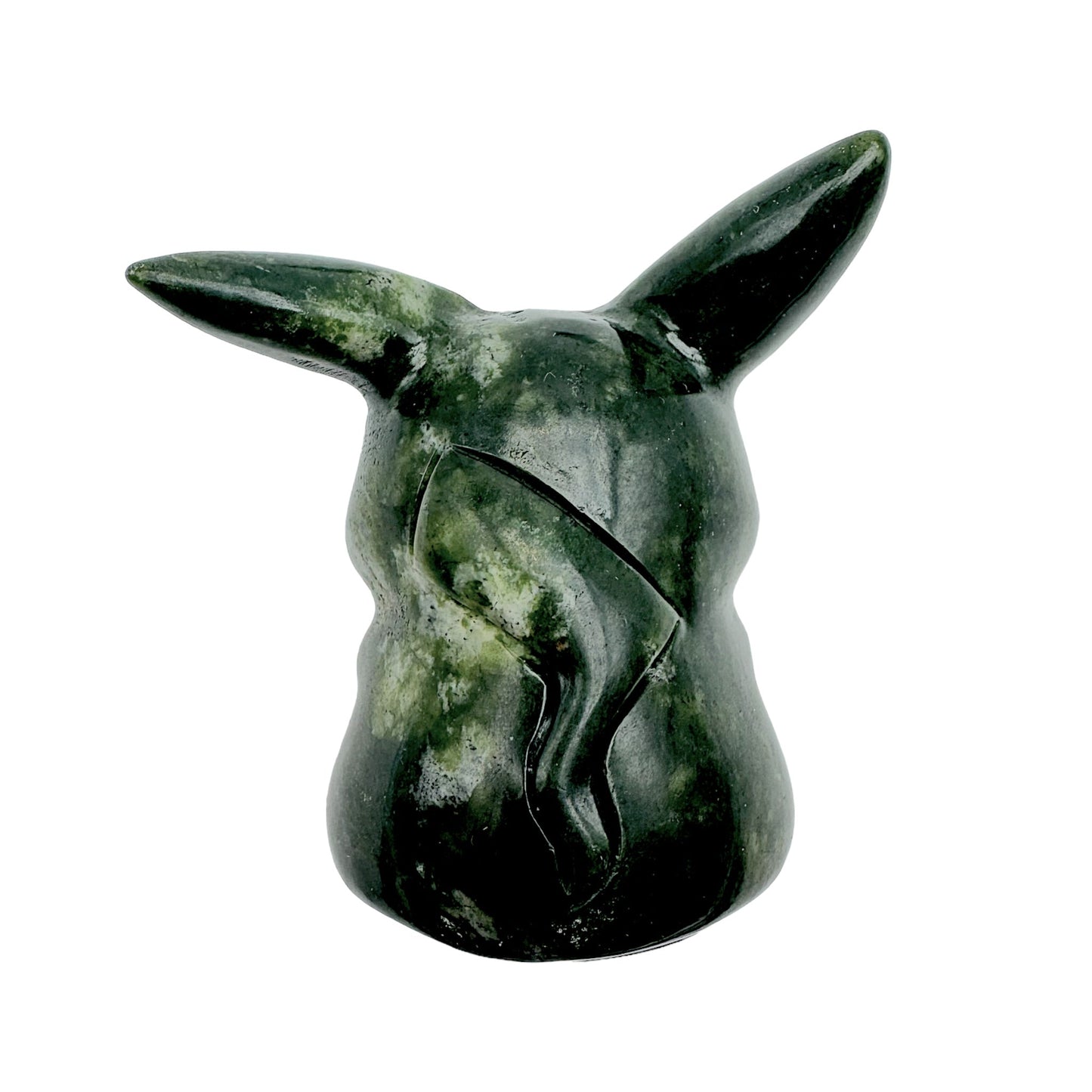 Figurine Pikachu en Jade néphrite - Foliesbijoux