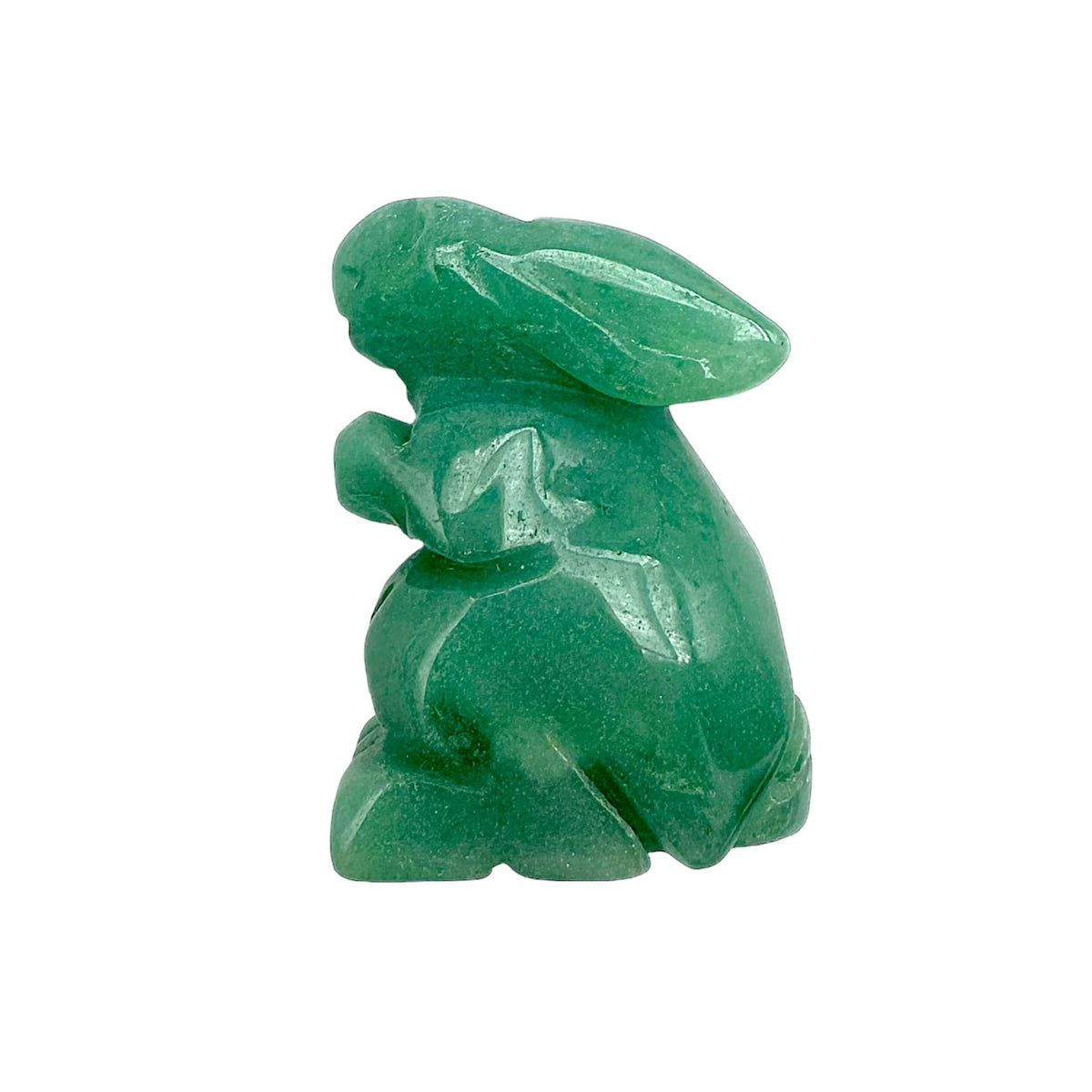 Figurine Lapin en aventurine verte - Foliesbijoux