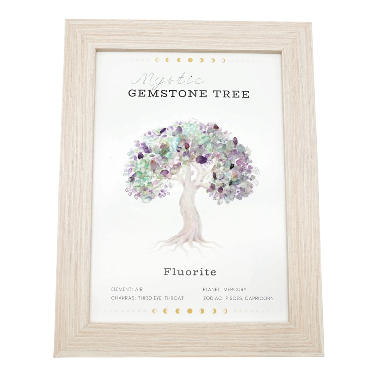 Cadre Arbre de vie Fluorine multicolore 20,5x15.5 cm