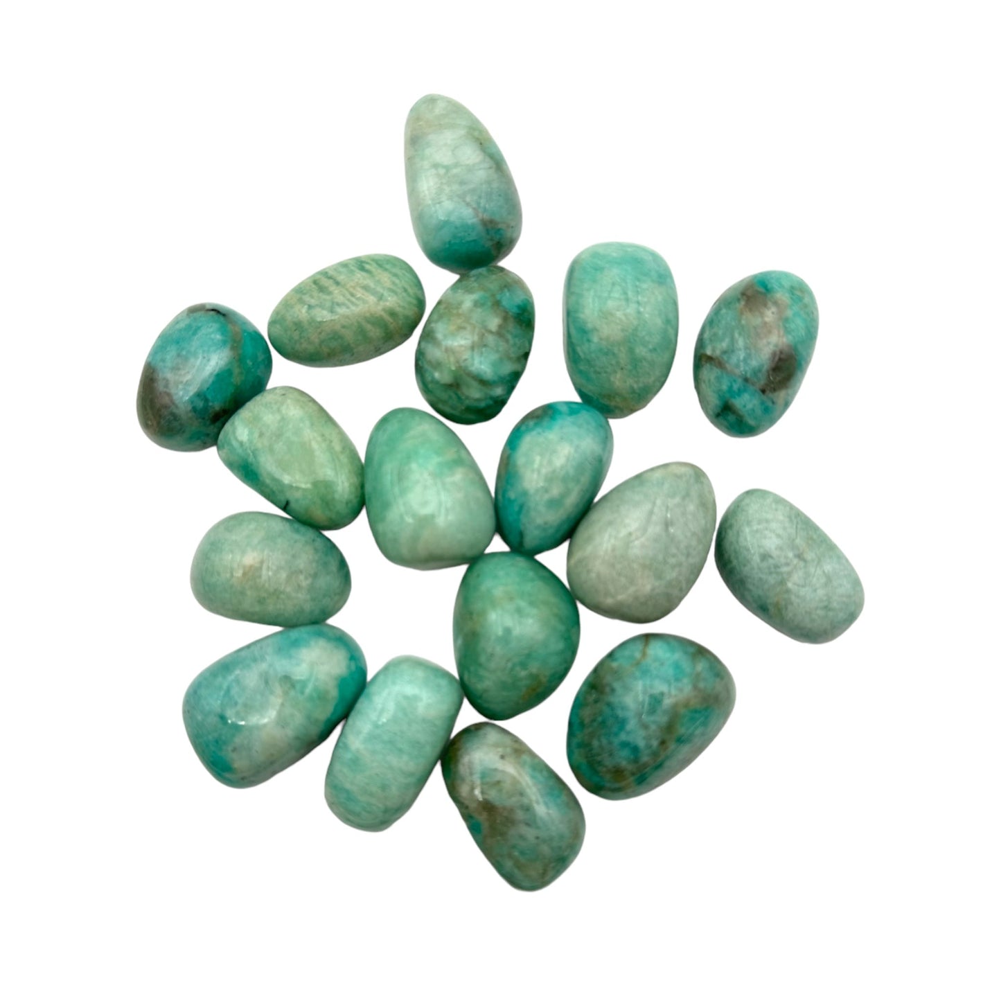 Pierre roulée en Amazonite - Foliesbijoux