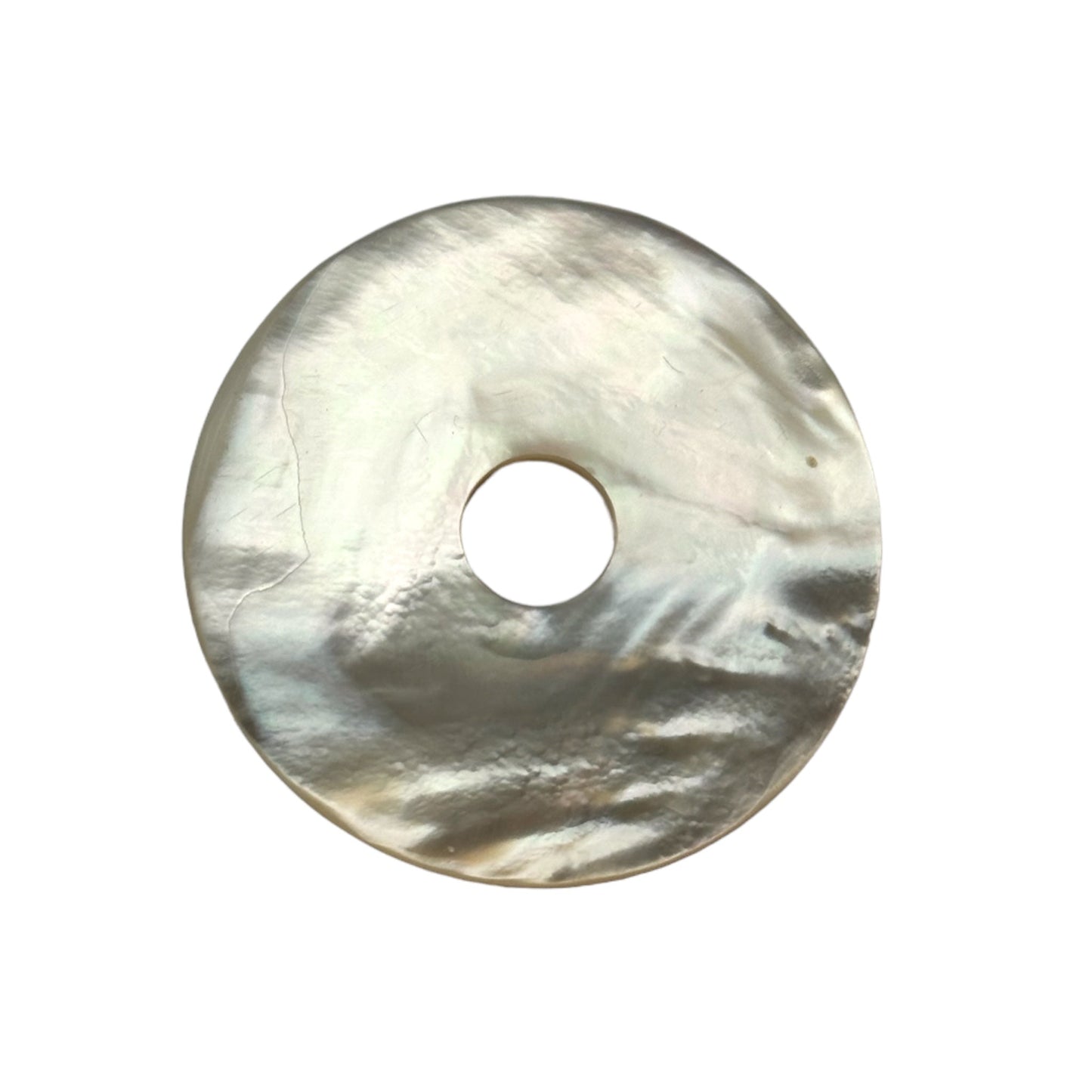 Donut nacre blanche - Foliesbijoux