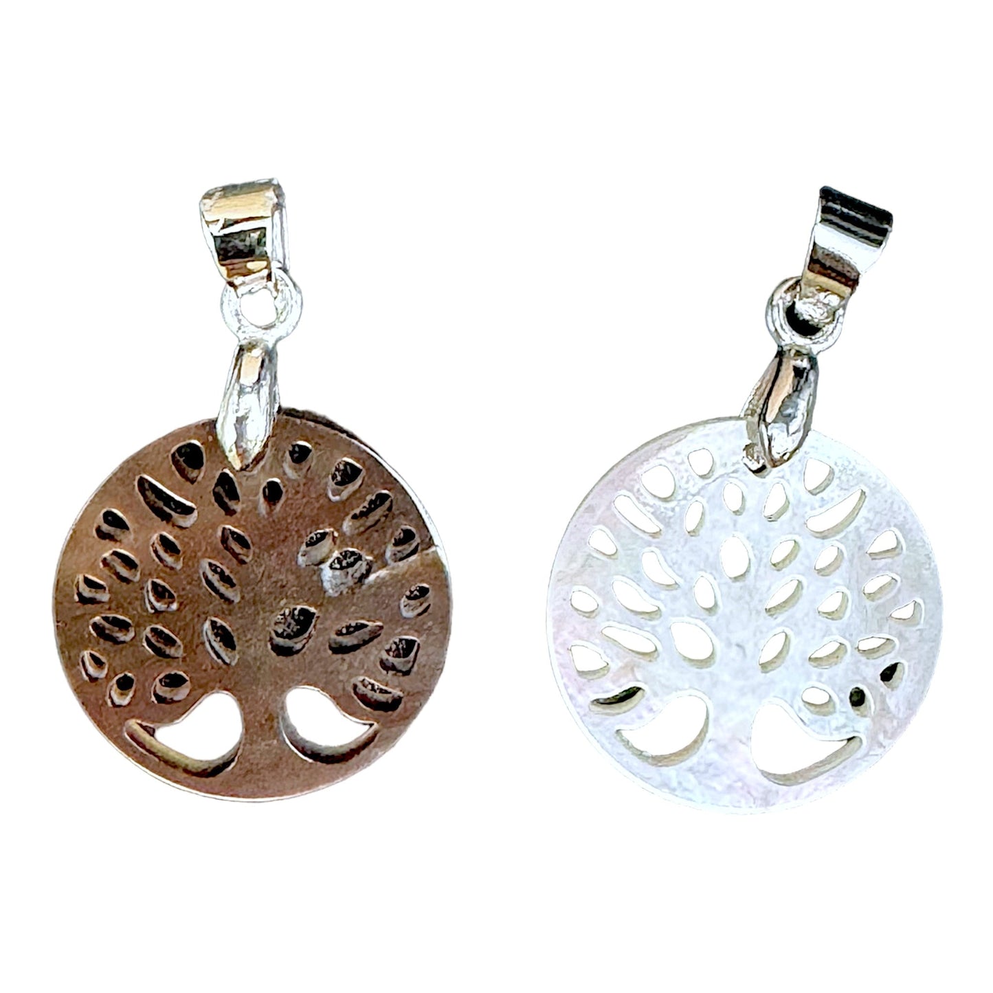 Pendentif nacre arbre de vie - Foliesbijoux