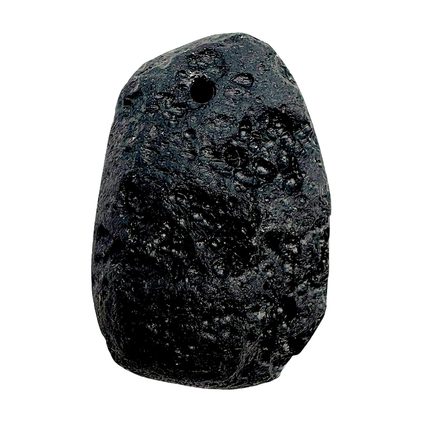 Pendentif Tectite brut (impact de météorite) - Foliesbijoux