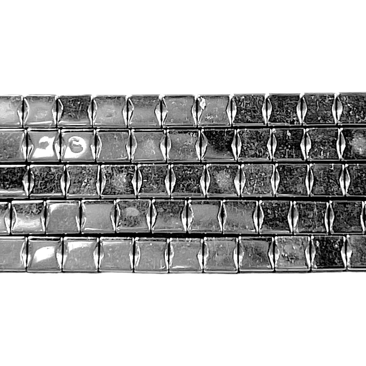 Fil de perle Hématite electroplaquée HEA-93 - Foliesbijoux