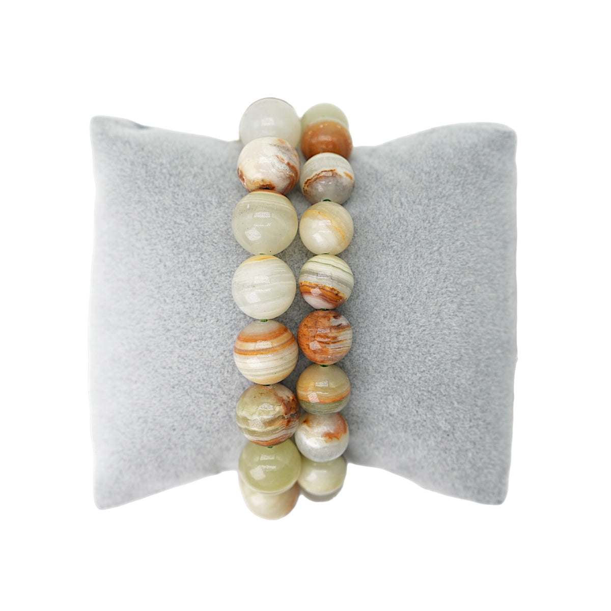 Red multi-colored AA Calcite bracelet