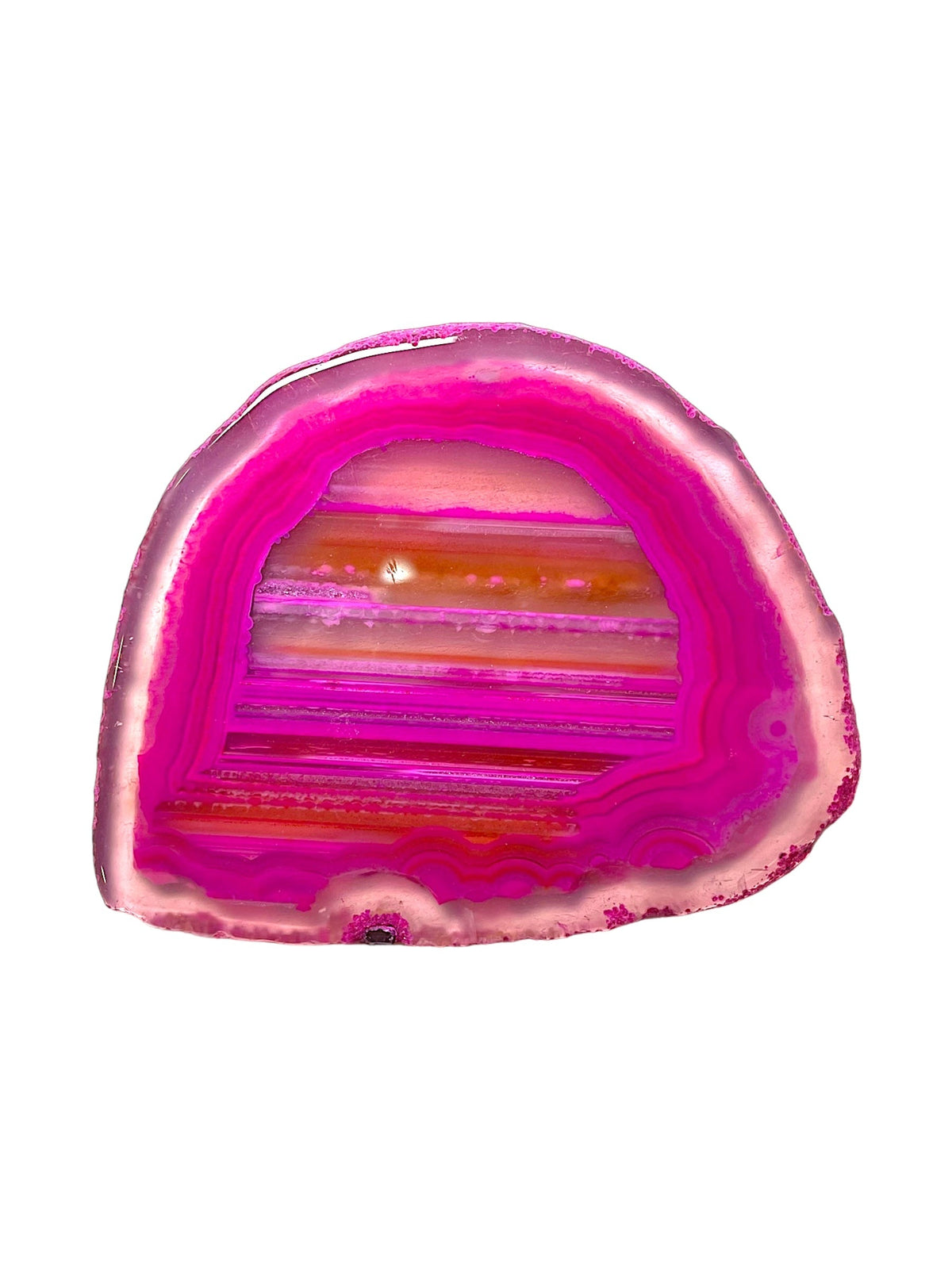 Piece Agate rose à l’unité - Foliesbijoux