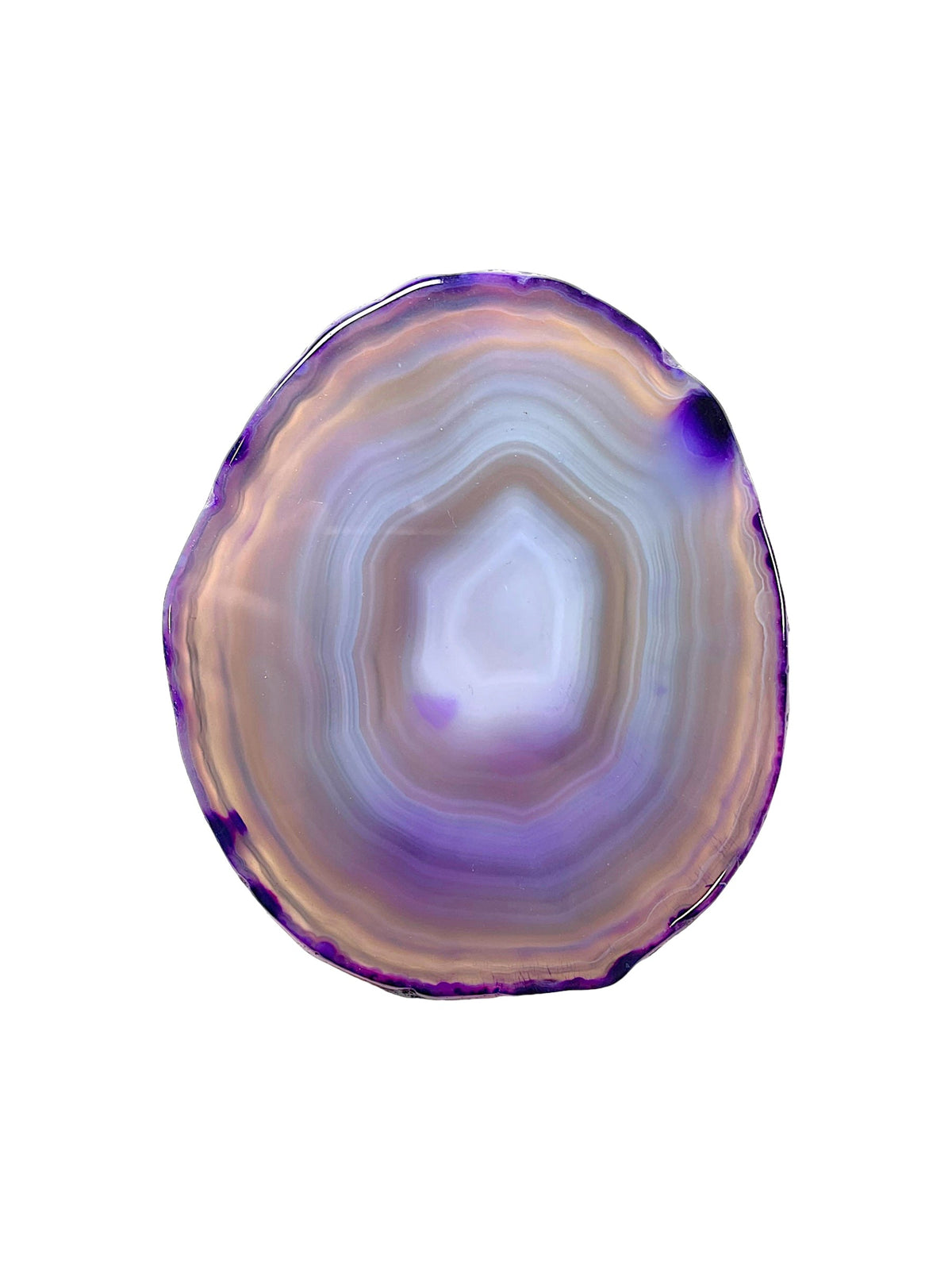 Piece Agate violet à l’unité - Foliesbijoux