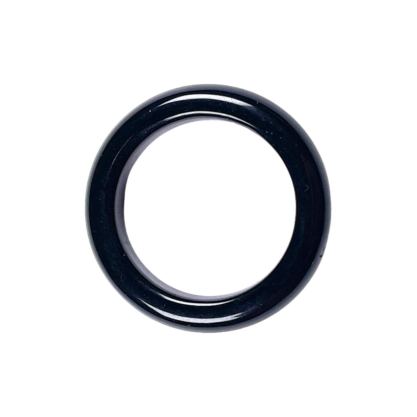 Anneau/bague onyx noir taille 56 - Foliesbijoux