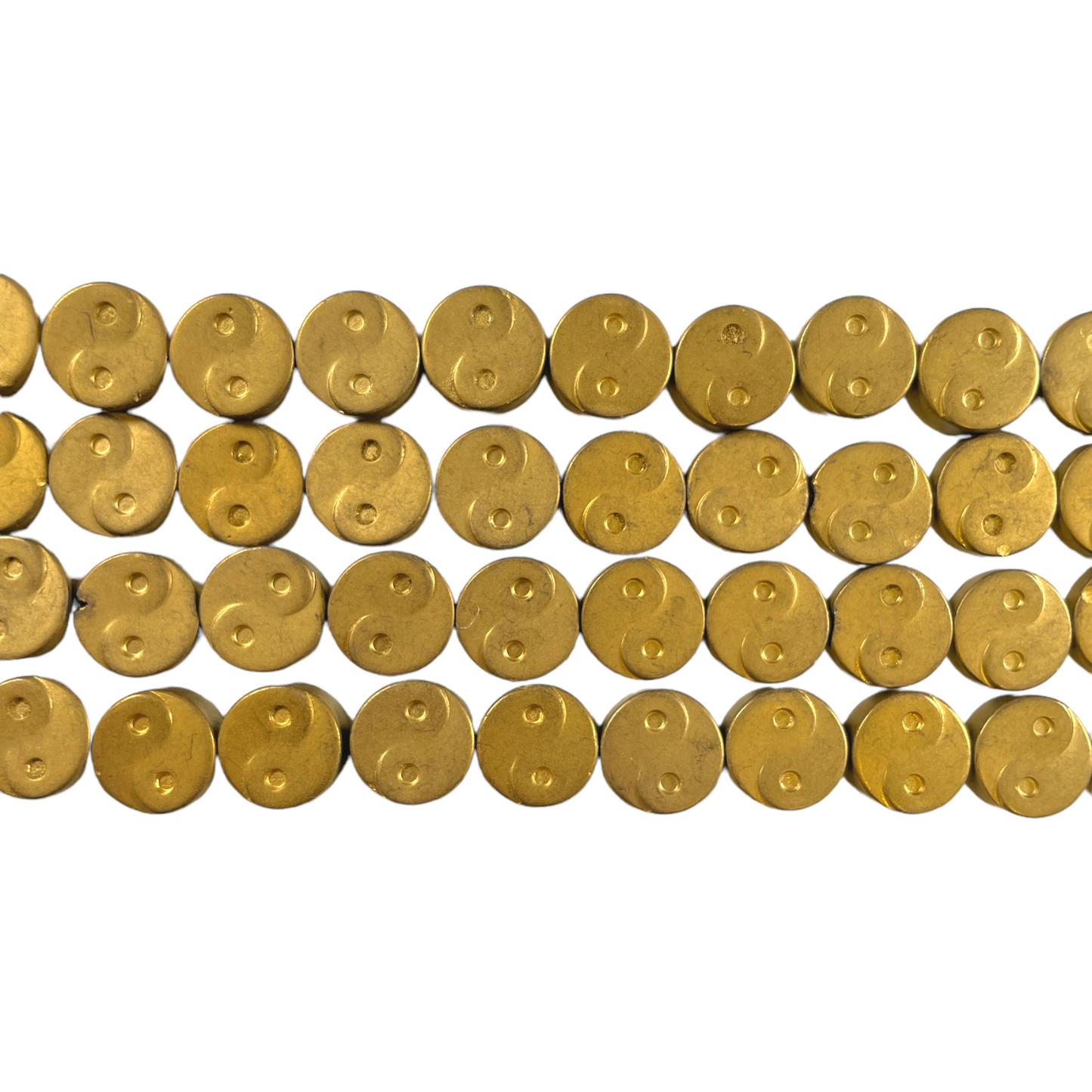 Fil de perle Hématite electroplaquée matte MD-33F - Foliesbijoux