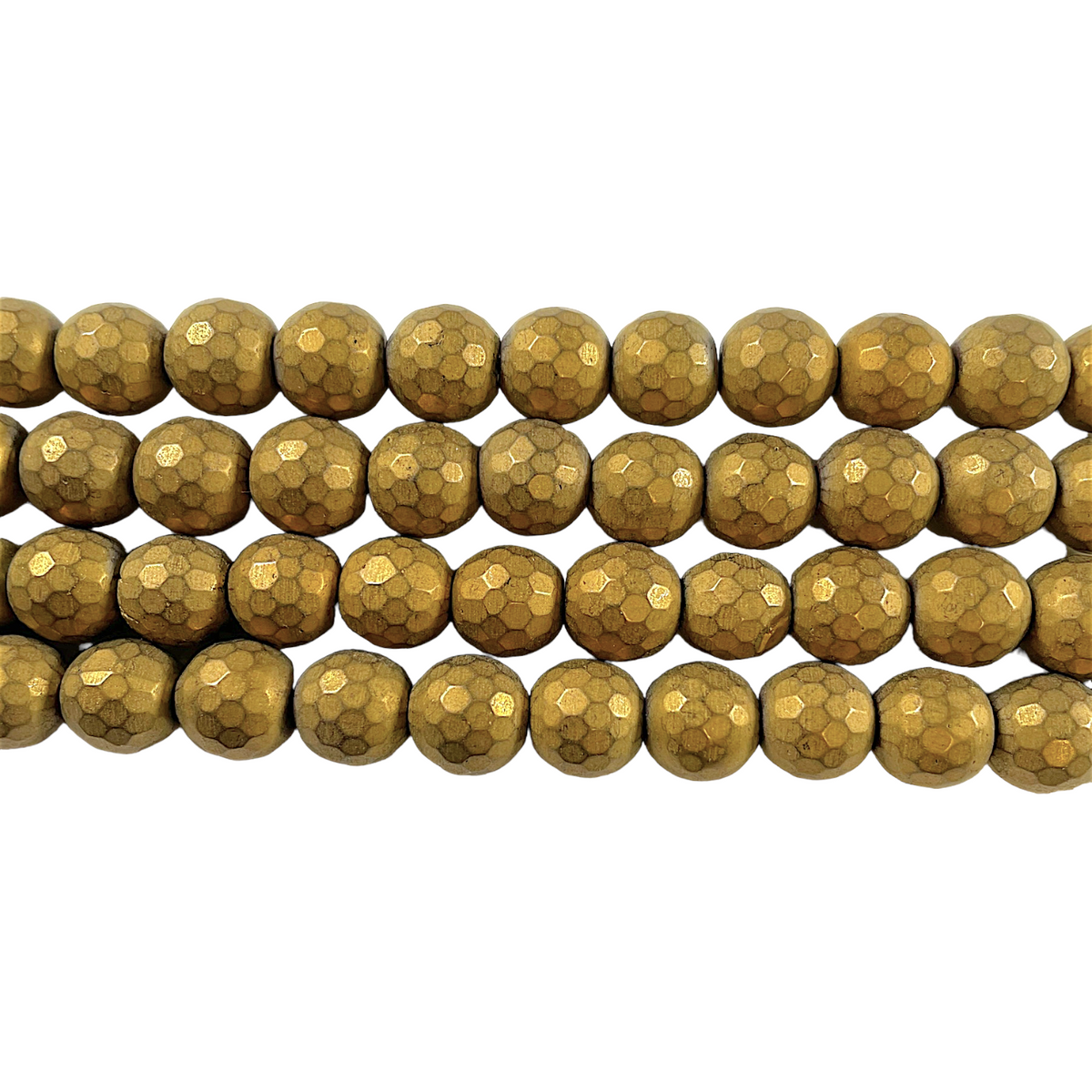 Fil de perle Hématite electroplaquée matte MD-32 - Foliesbijoux