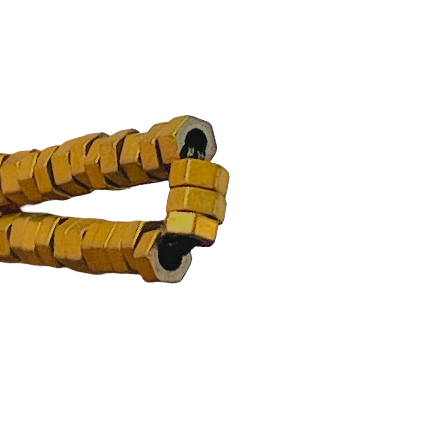 Fil de perle Hématite electroplaquée matte MD-25F - Foliesbijoux