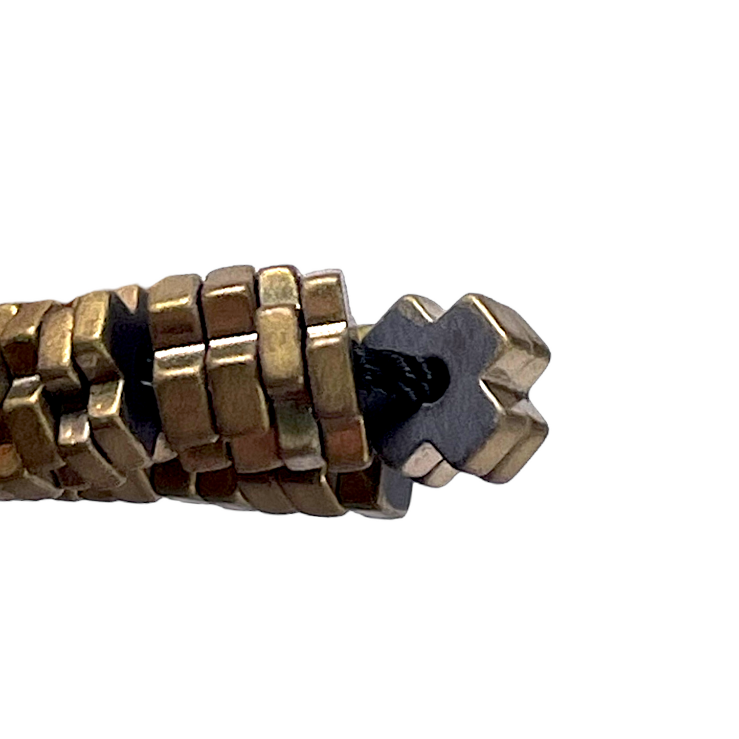 Fil de perle Hématite electroplaquée matte MD-11G - Foliesbijoux