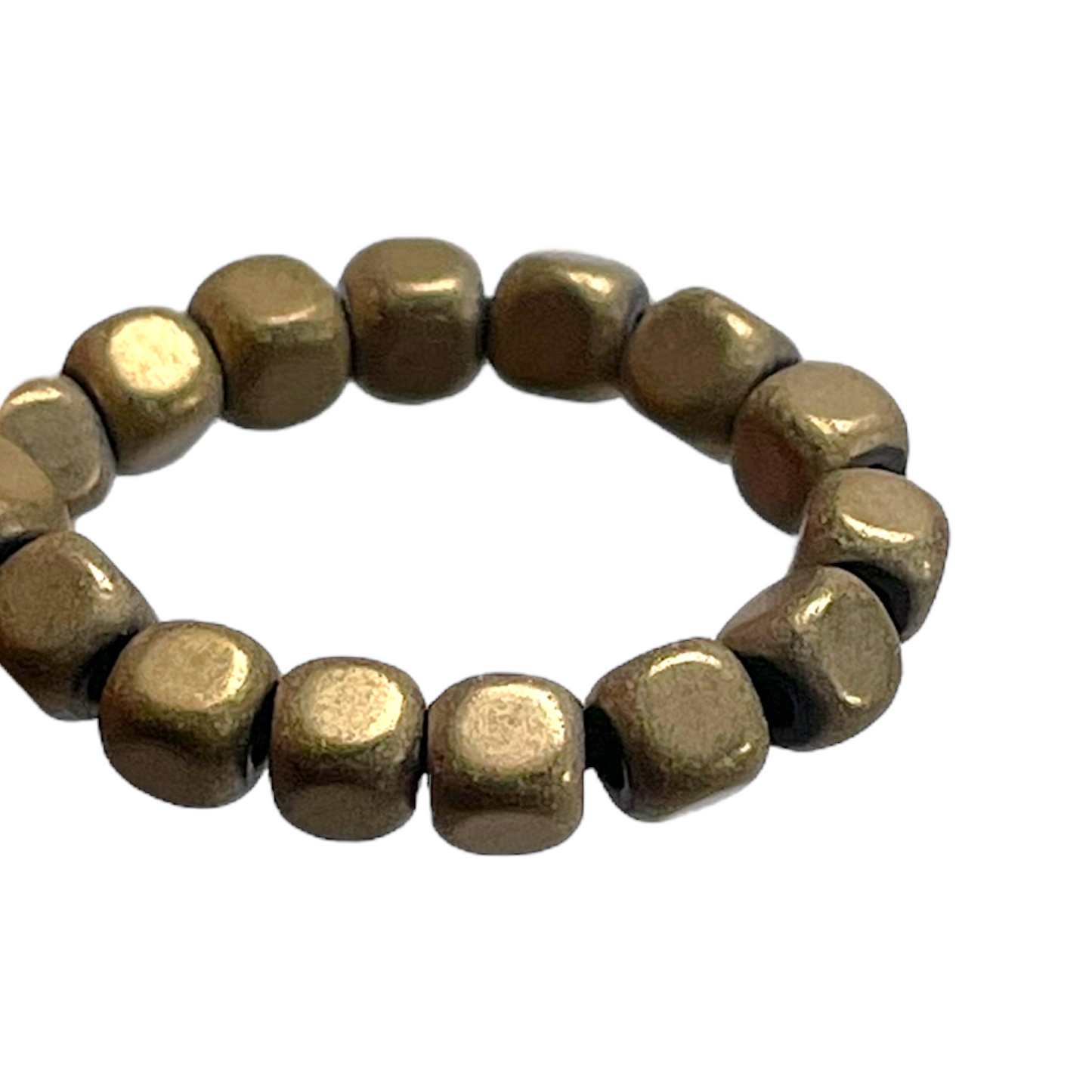 Fil de perle Hématite electroplaquée matte MD-5 - Foliesbijoux