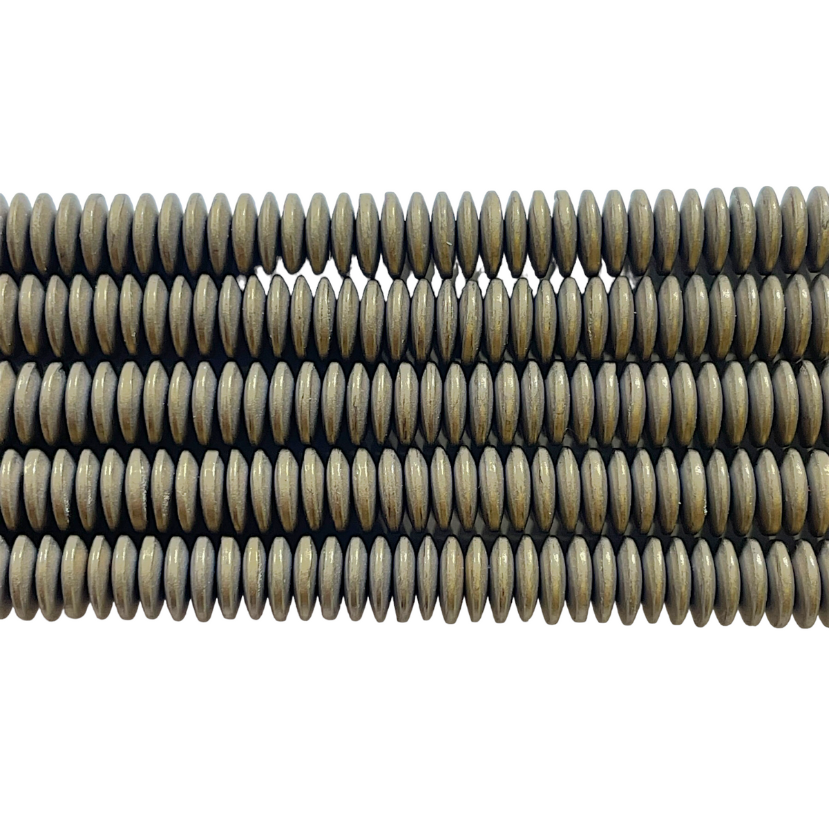 Fil de perle Hématite electroplaquée matte MD-1 - Foliesbijoux