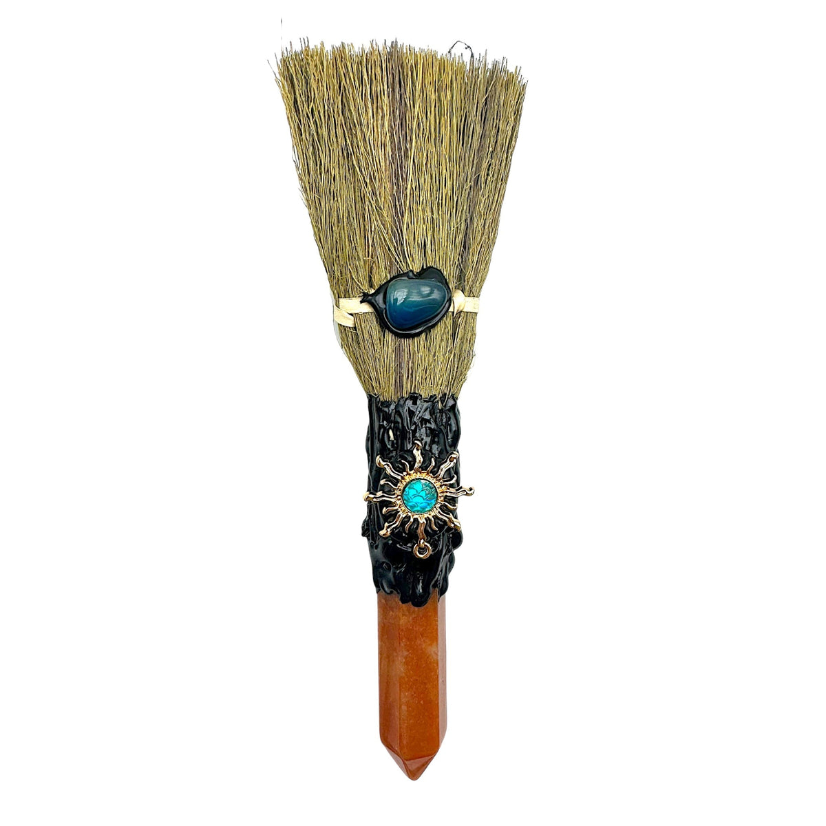 Balai de sorcière, d'autel en cristaux aléatoire - Foliesbijoux