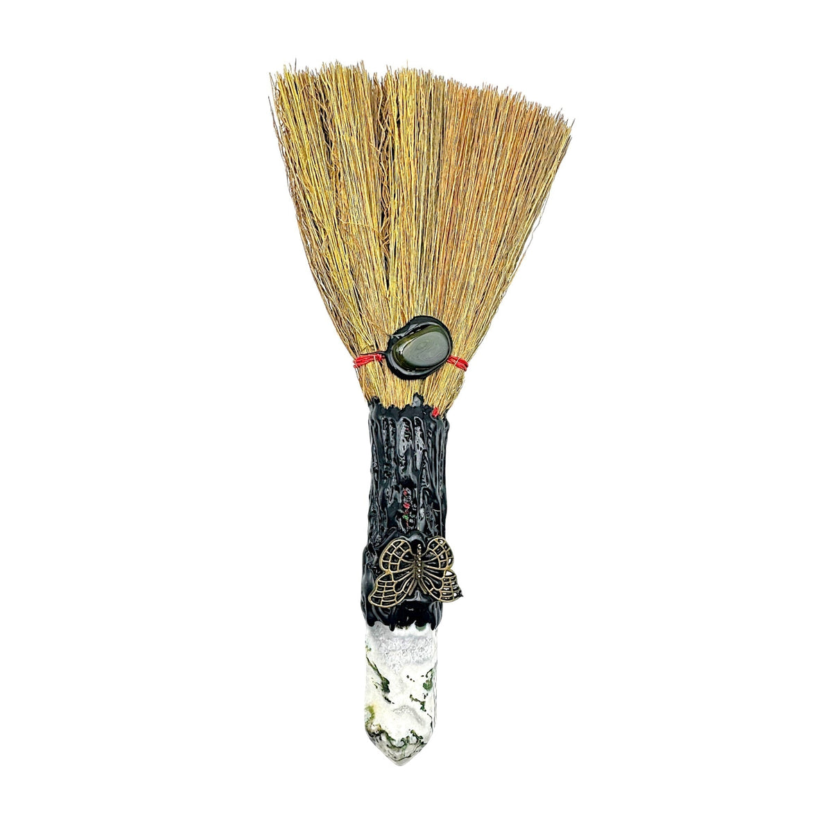 Balai de sorcière, d'autel en cristaux aléatoire - Foliesbijoux