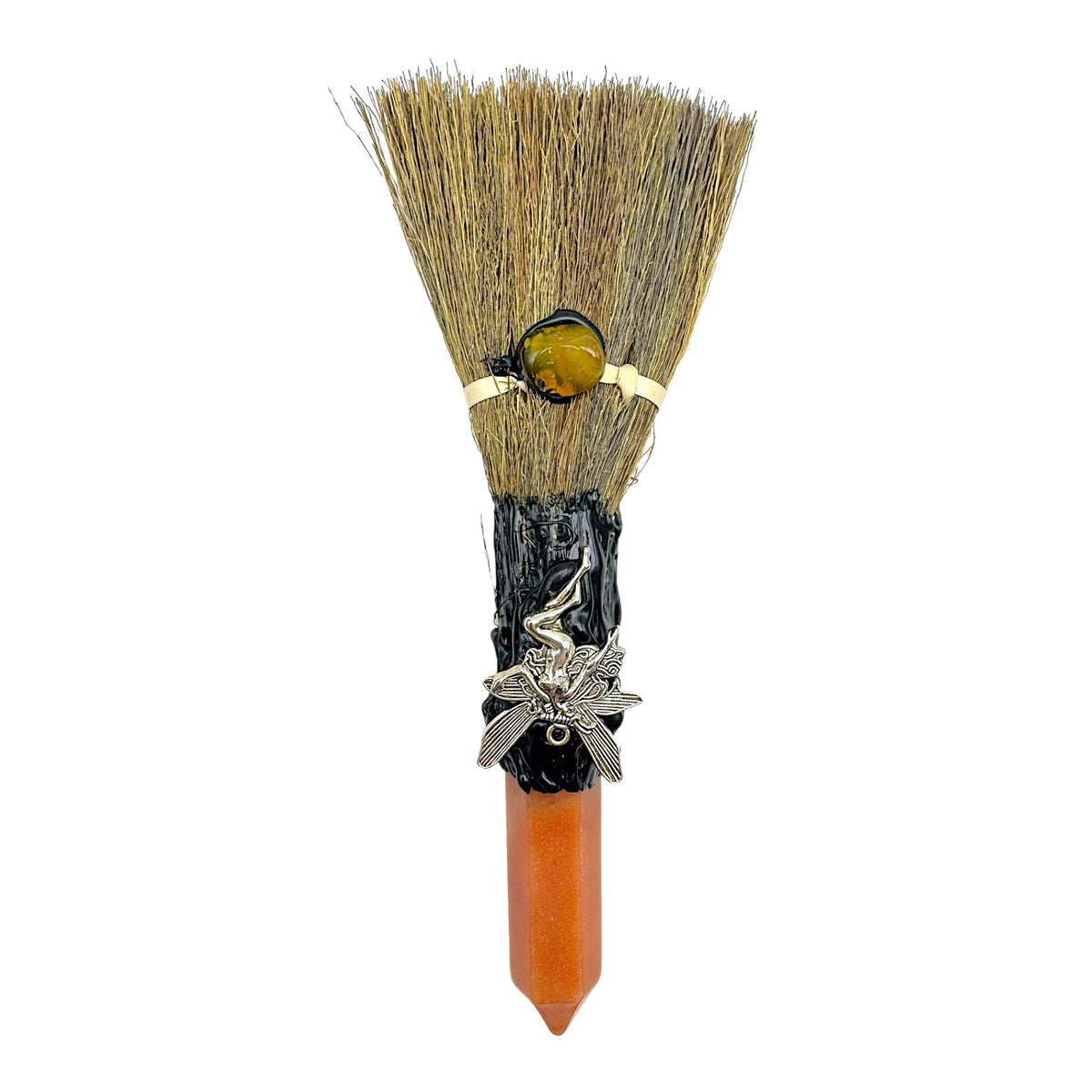 Balai de sorcière, d'autel en cristaux aléatoire - Foliesbijoux