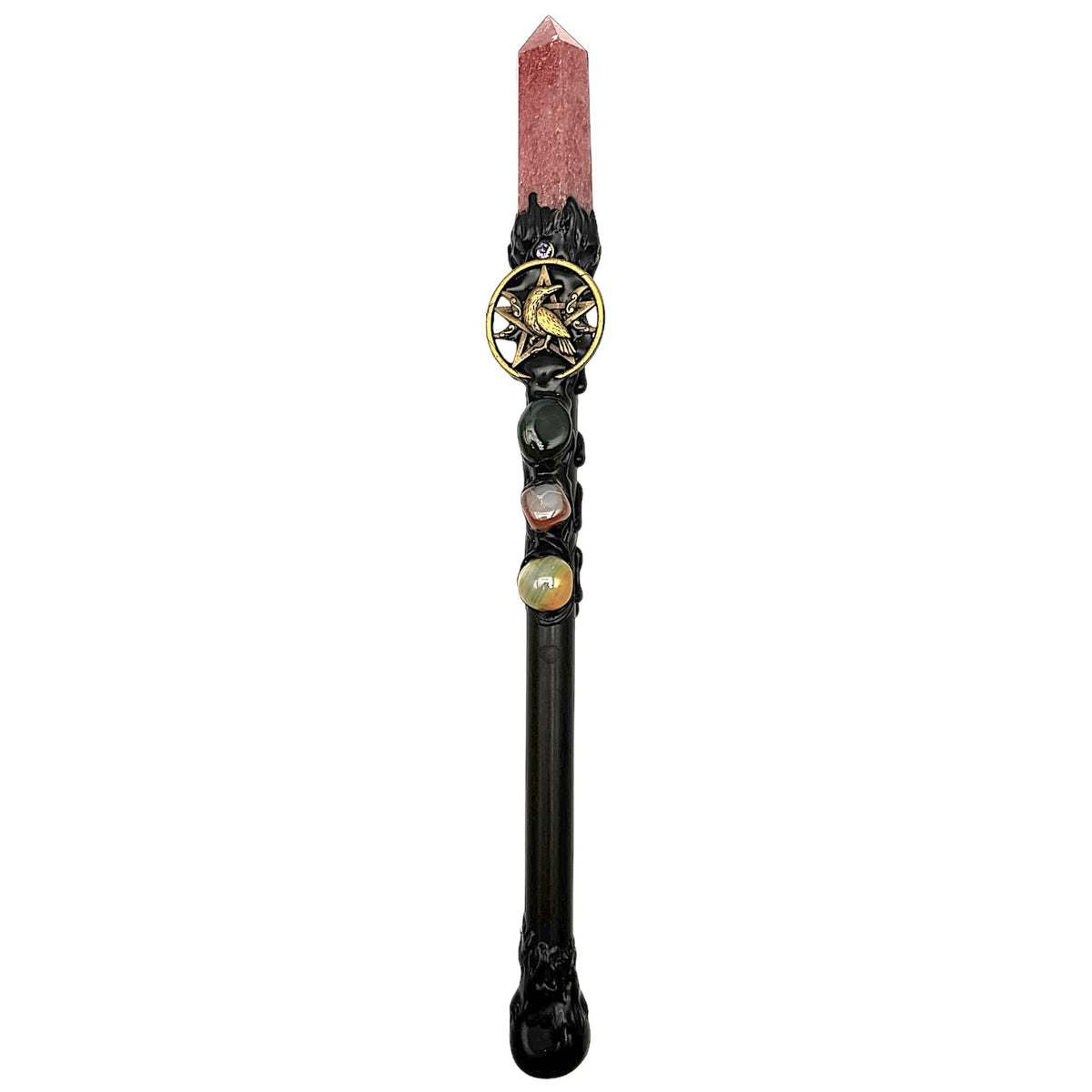 Baguette magique artisanale pour rituel & méditation aléatoire - Foliesbijoux