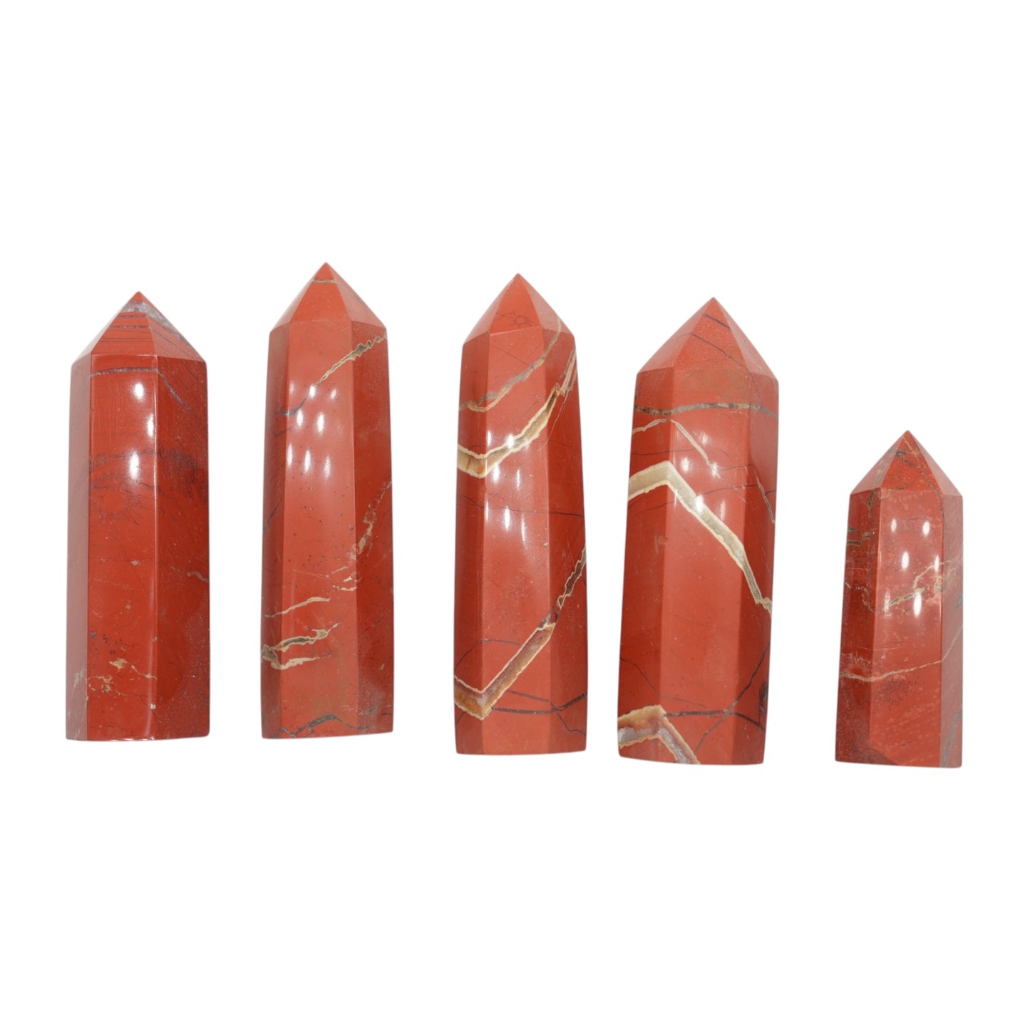 Lot de pointe en Jaspe rouge — 500 g