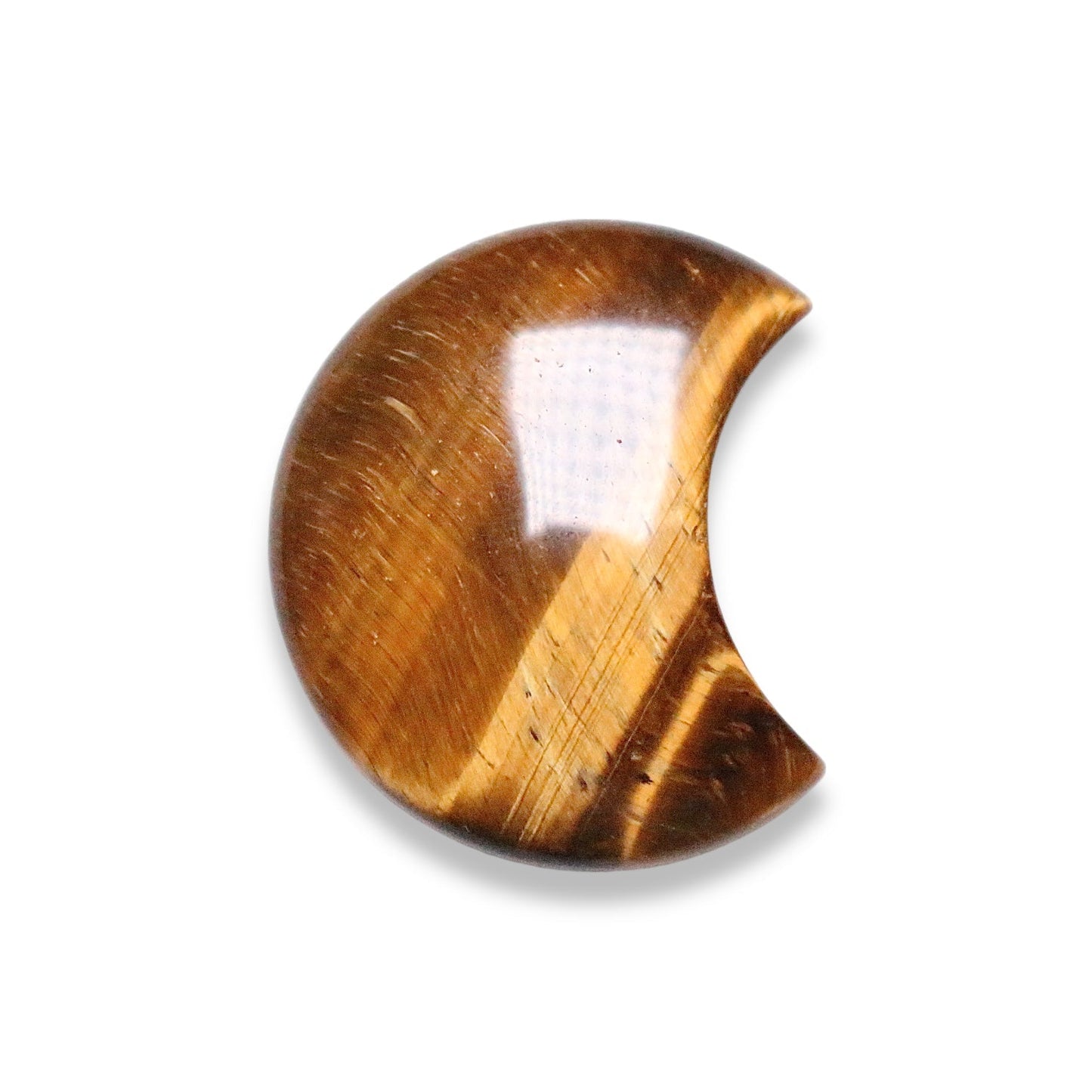 Lune Oeil de tigre à l'unité - Foliesbijoux