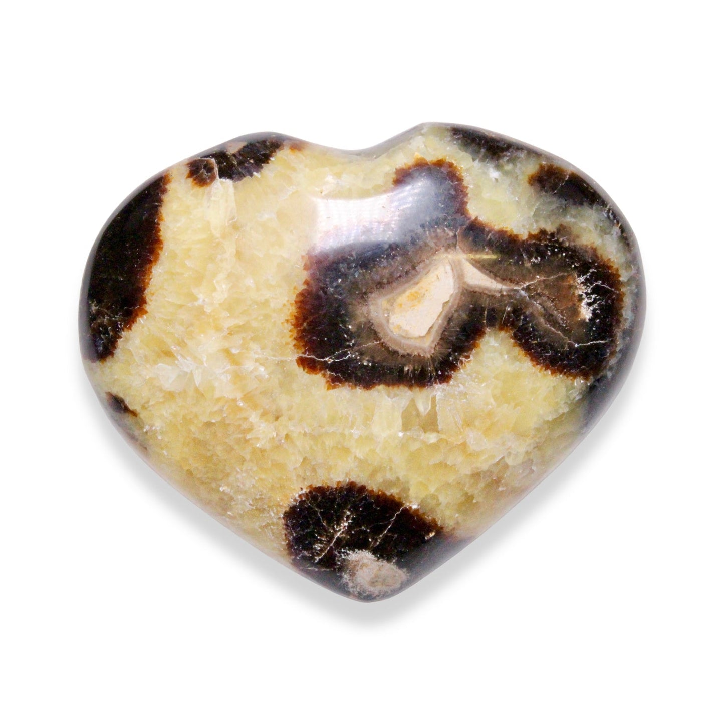 Coeur en Septaria - Foliesbijoux