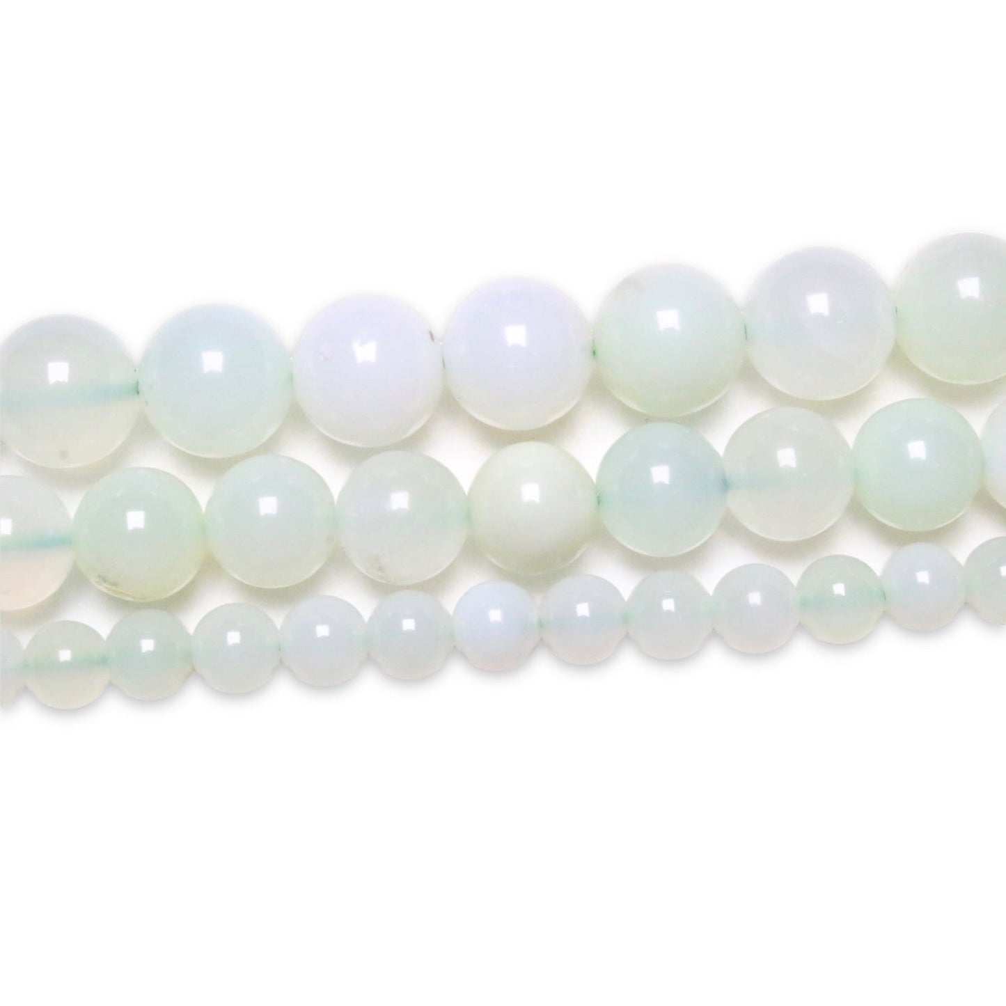 Fil de perle Opale verte A+ - Foliesbijoux