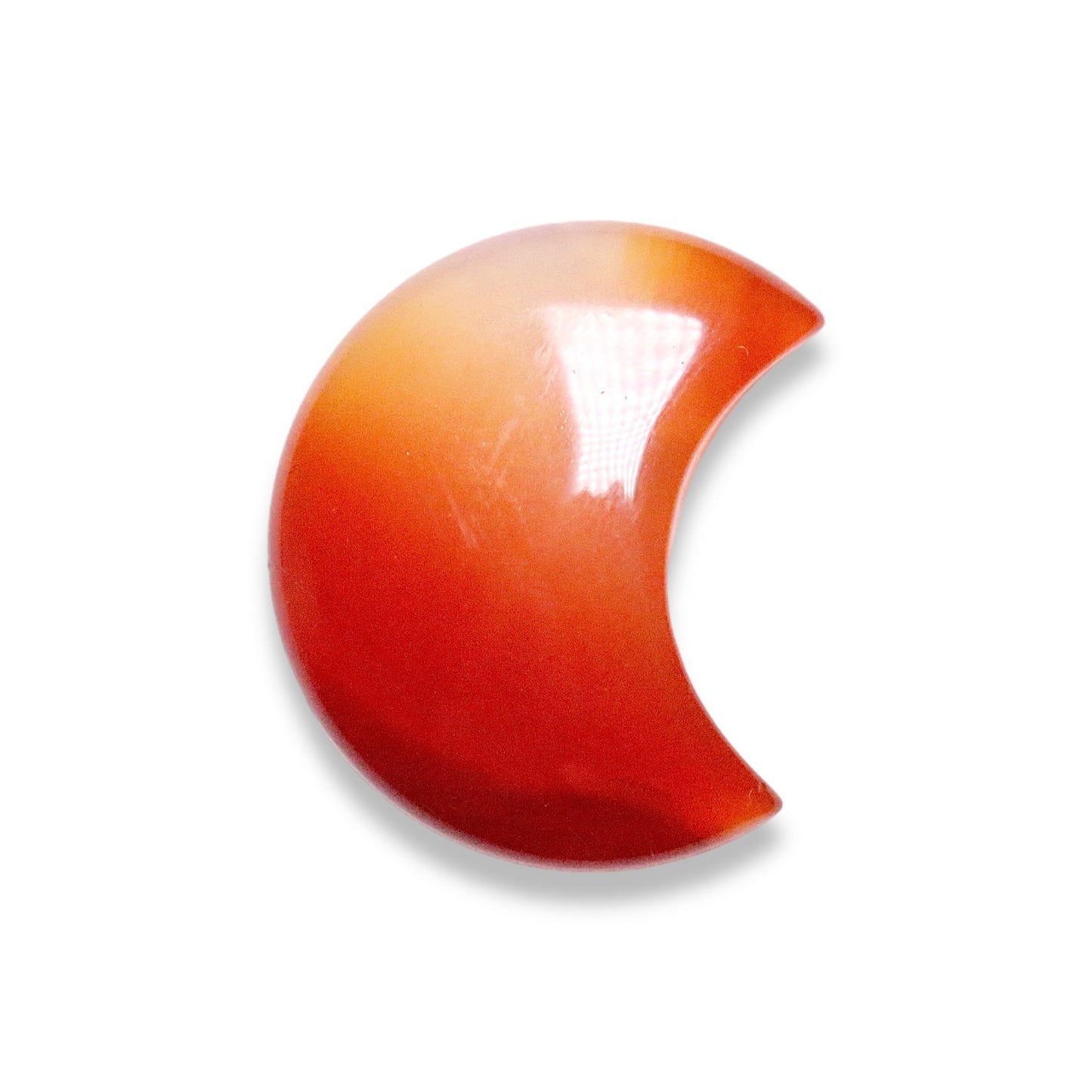 Lune Cornaline à l'unité - Foliesbijoux