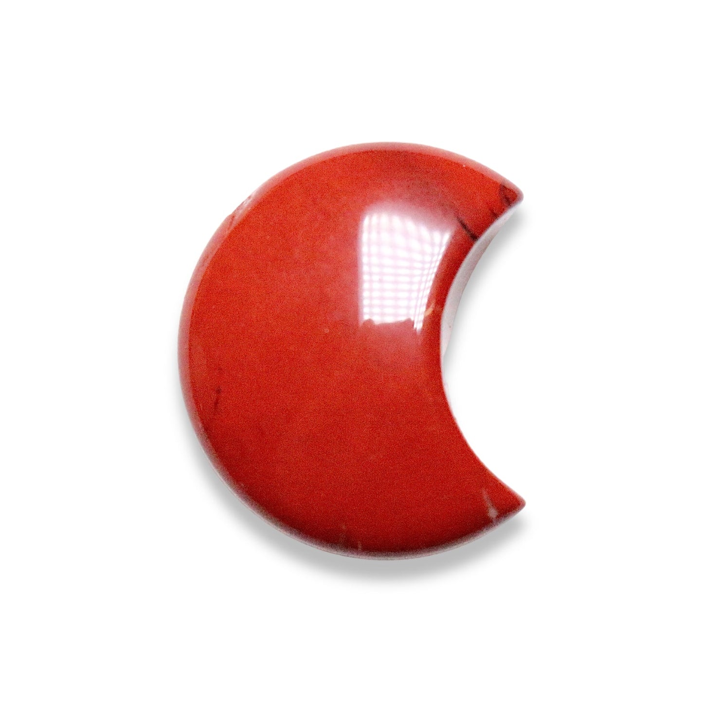 Lune Jaspe rouge à l'unité - Foliesbijoux