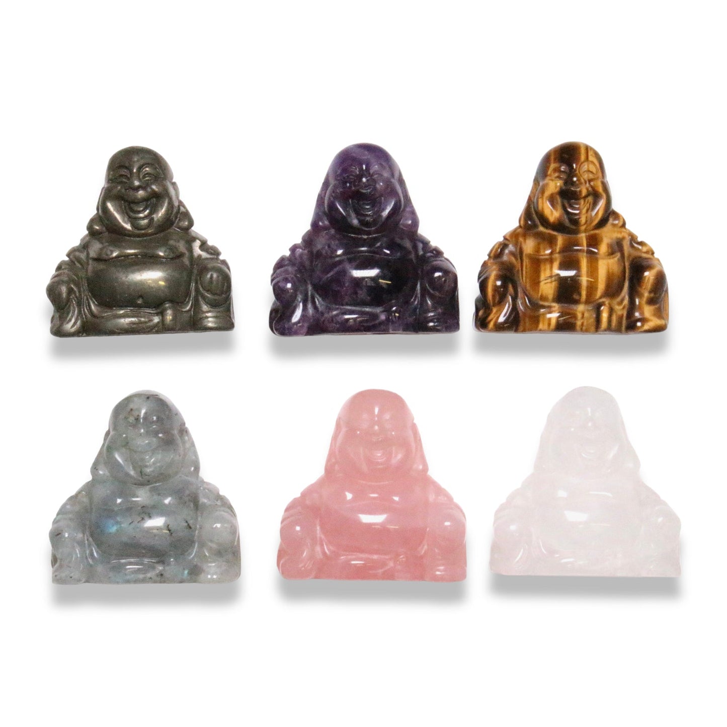 Grand Bouddha en pierre naturelle à l'unité - Foliesbijoux