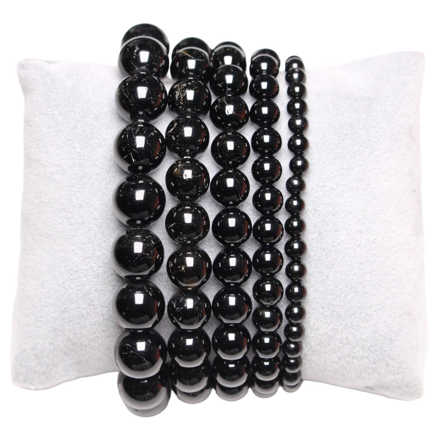 Bracelet Tourmaline noire A+ taille homme - Foliesbijoux