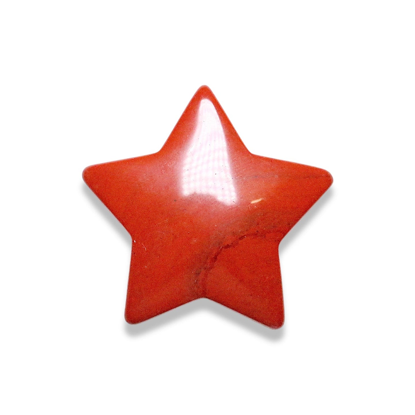 Etoile Jaspe rouge à l'unité - Foliesbijoux