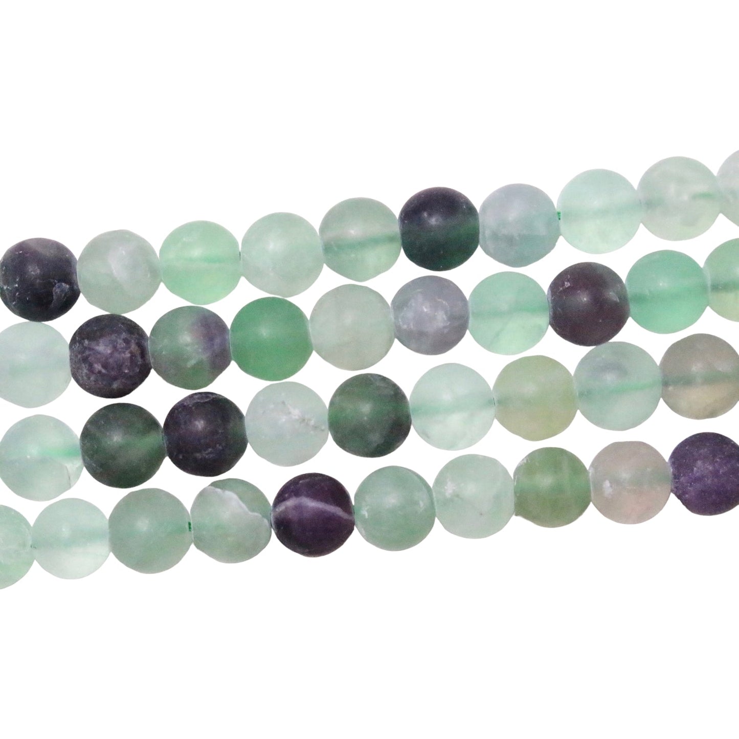 Fil de perle Fluorine multicolore mat A - Foliesbijoux