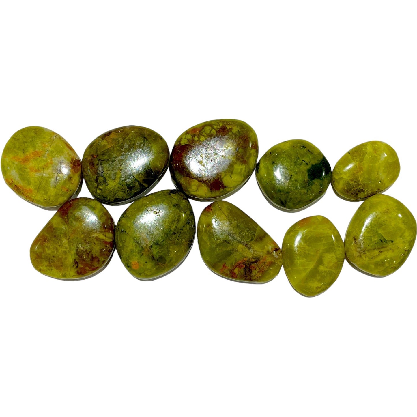 Galet Opale verte 40mm (Lot de 250g) - Foliesbijoux