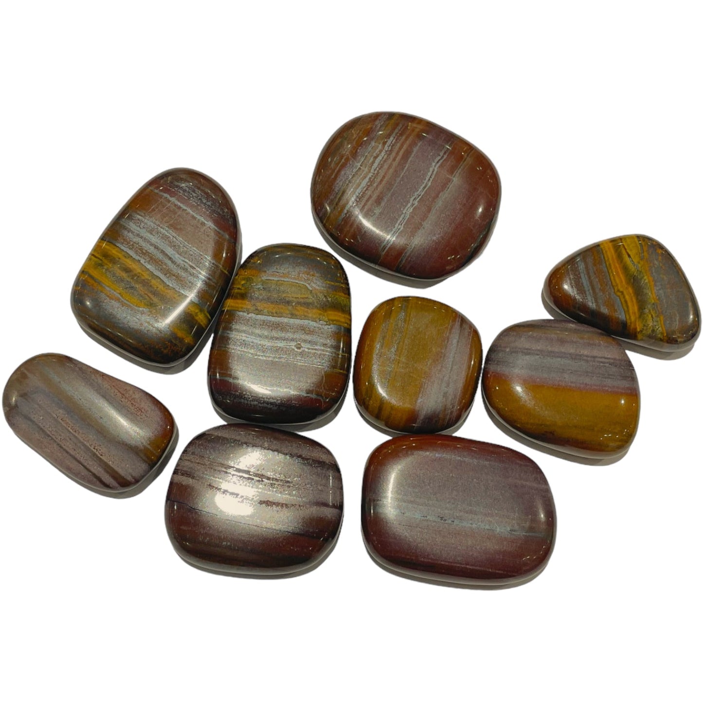 Galet Oeil de fer 40mm (Lot de 200g) - Foliesbijoux