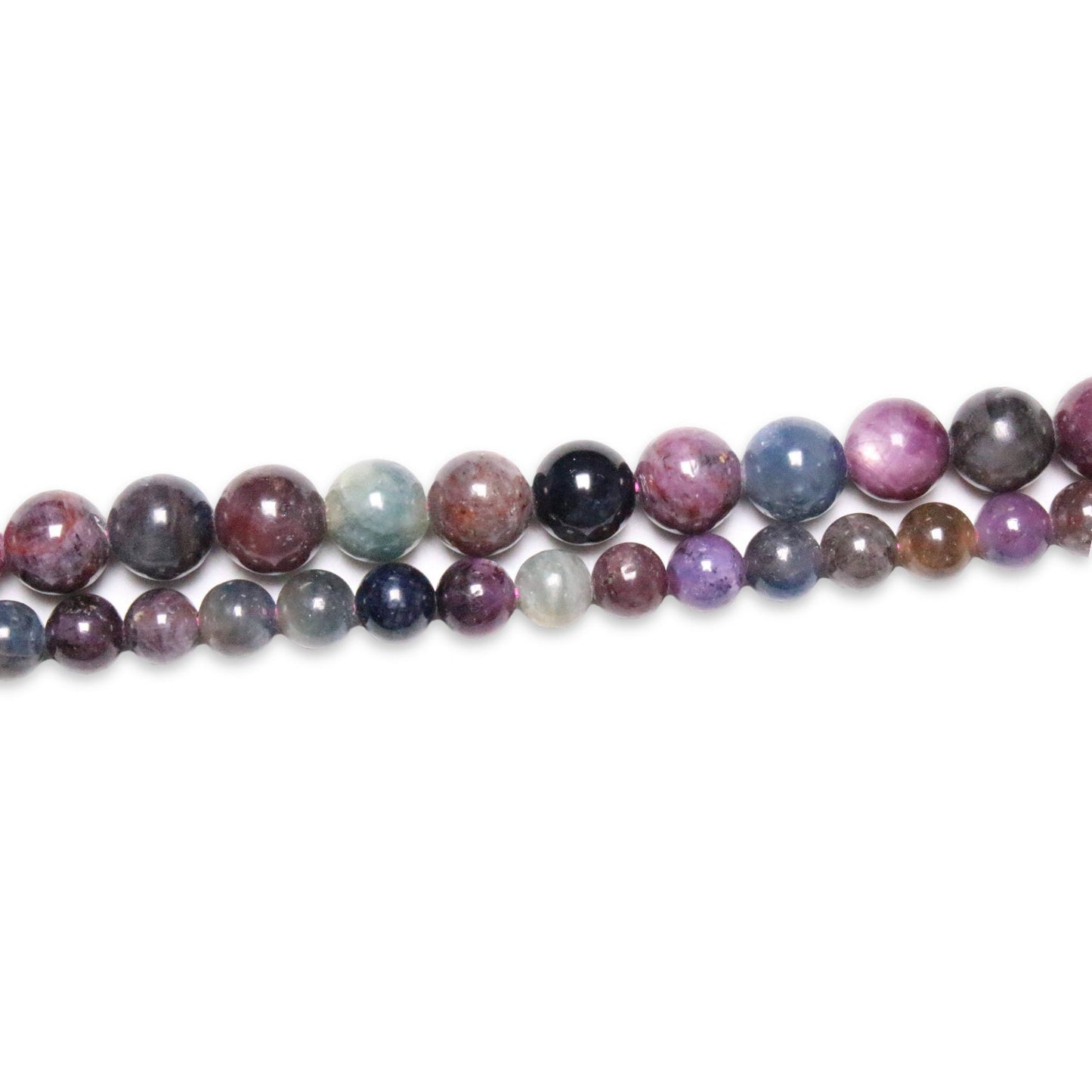 Fil de perle Saphir-Rubis AA - Foliesbijoux