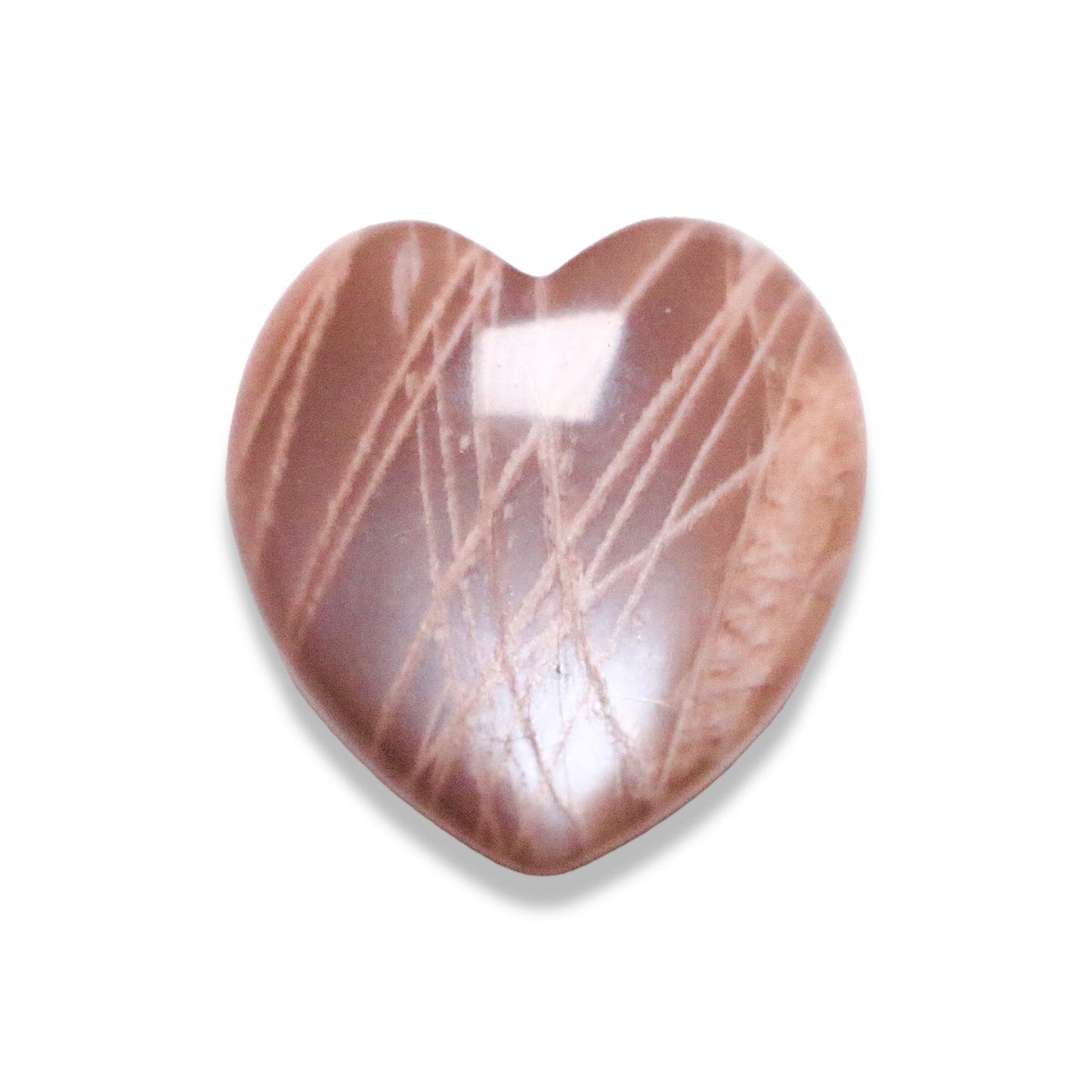 Coeur Pierre de soleil à l'unité - Foliesbijoux