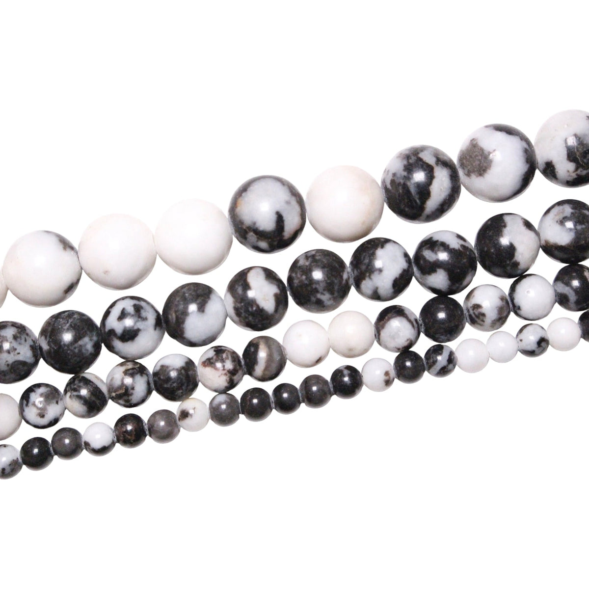 Fil de perle Jaspe Coquille A - Foliesbijoux