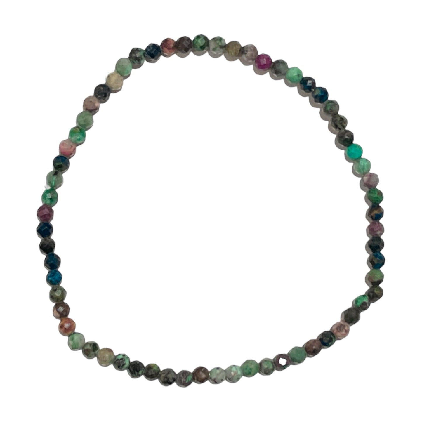 Bracelet Facetté 3mm Chrysocolle A+ - Foliesbijoux