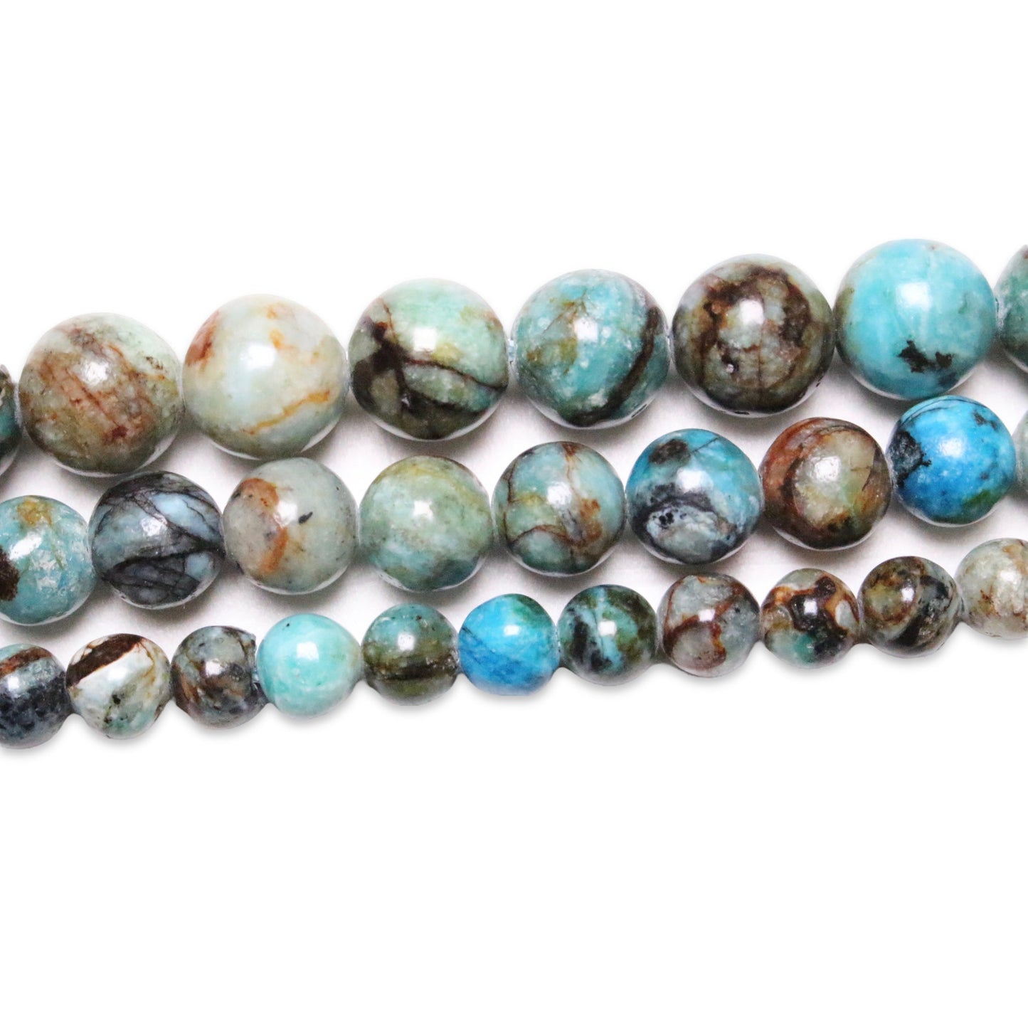 Fil de perle Opale Bleue AA - Foliesbijoux