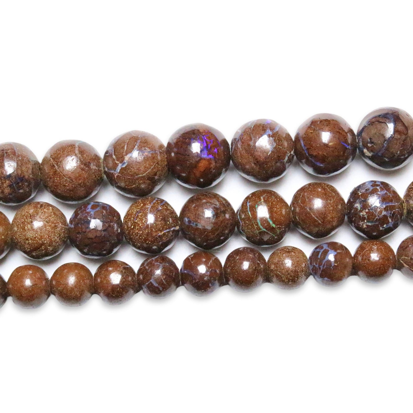 Fil de perle Opale Boulder AAA - Foliesbijoux