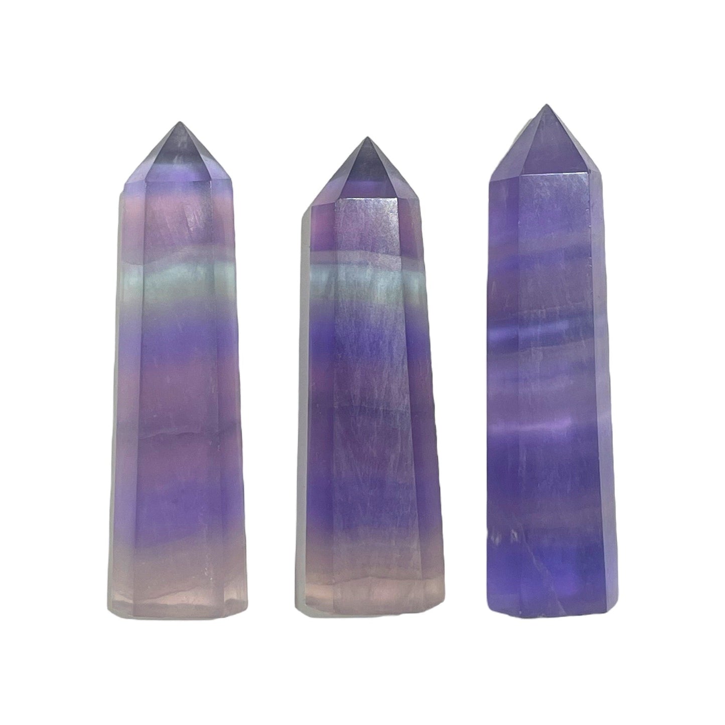 Pointe en Fluorine multicolore claire - Foliesbijoux