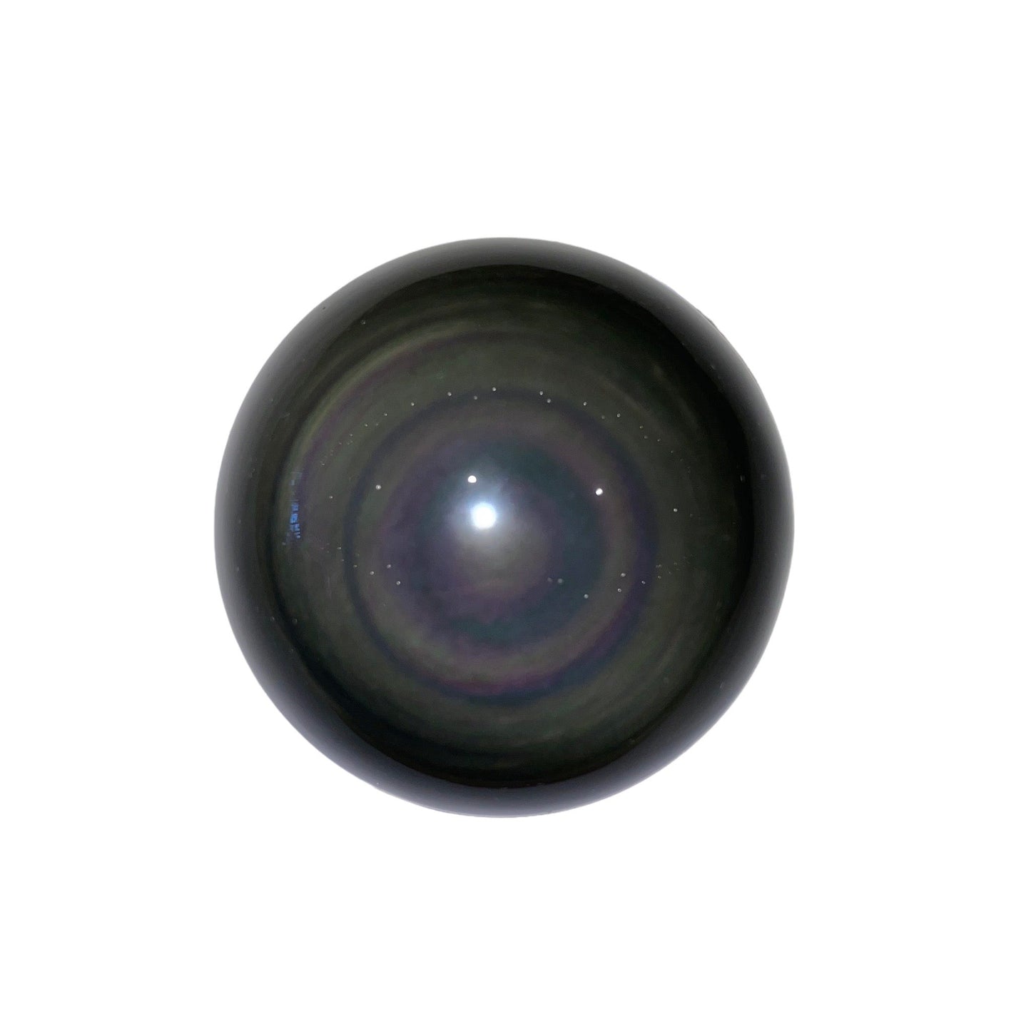 Boule Obsidienne oeil celeste - Foliesbijoux